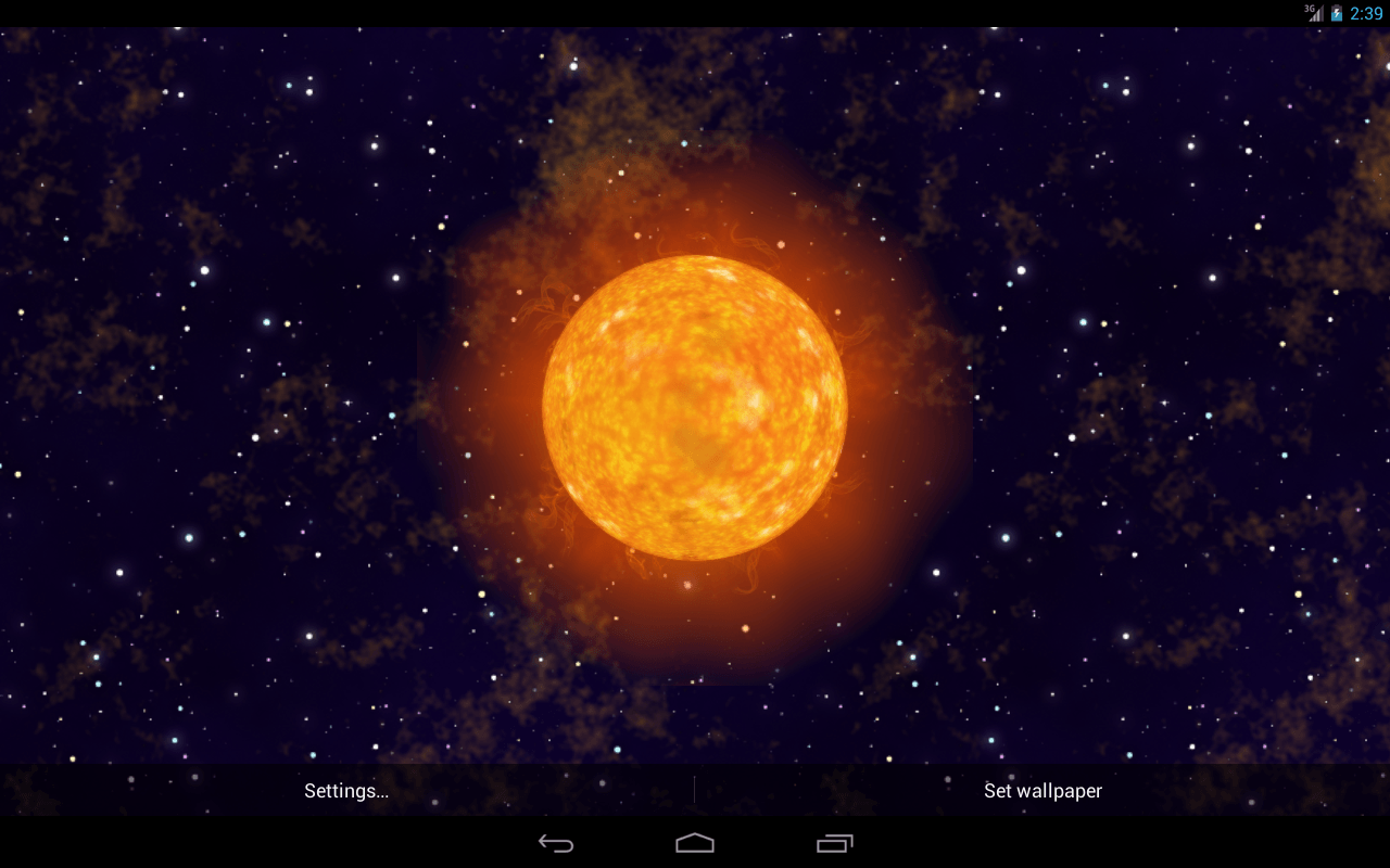 Solar Flare Live Wallpapers