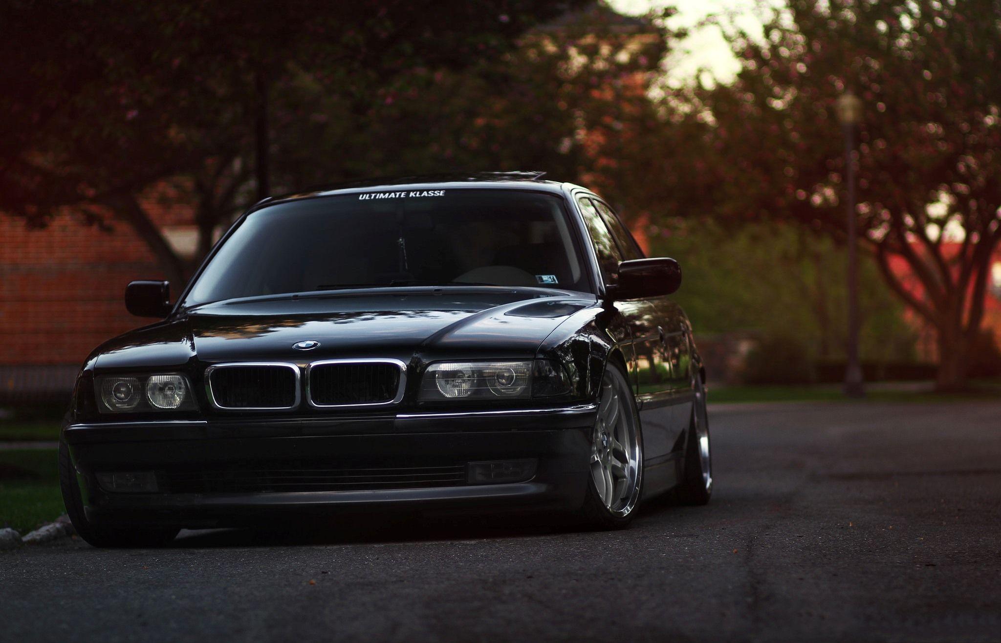 BMW 7 Series E38 Black wallpapers