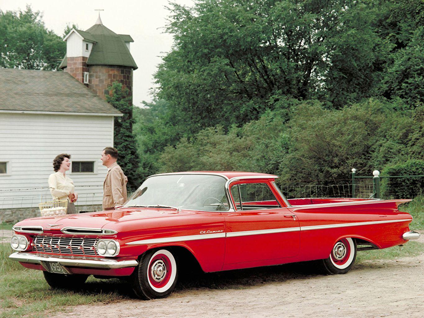 Wallpapers Chevrolet El Camino 1959 Cars