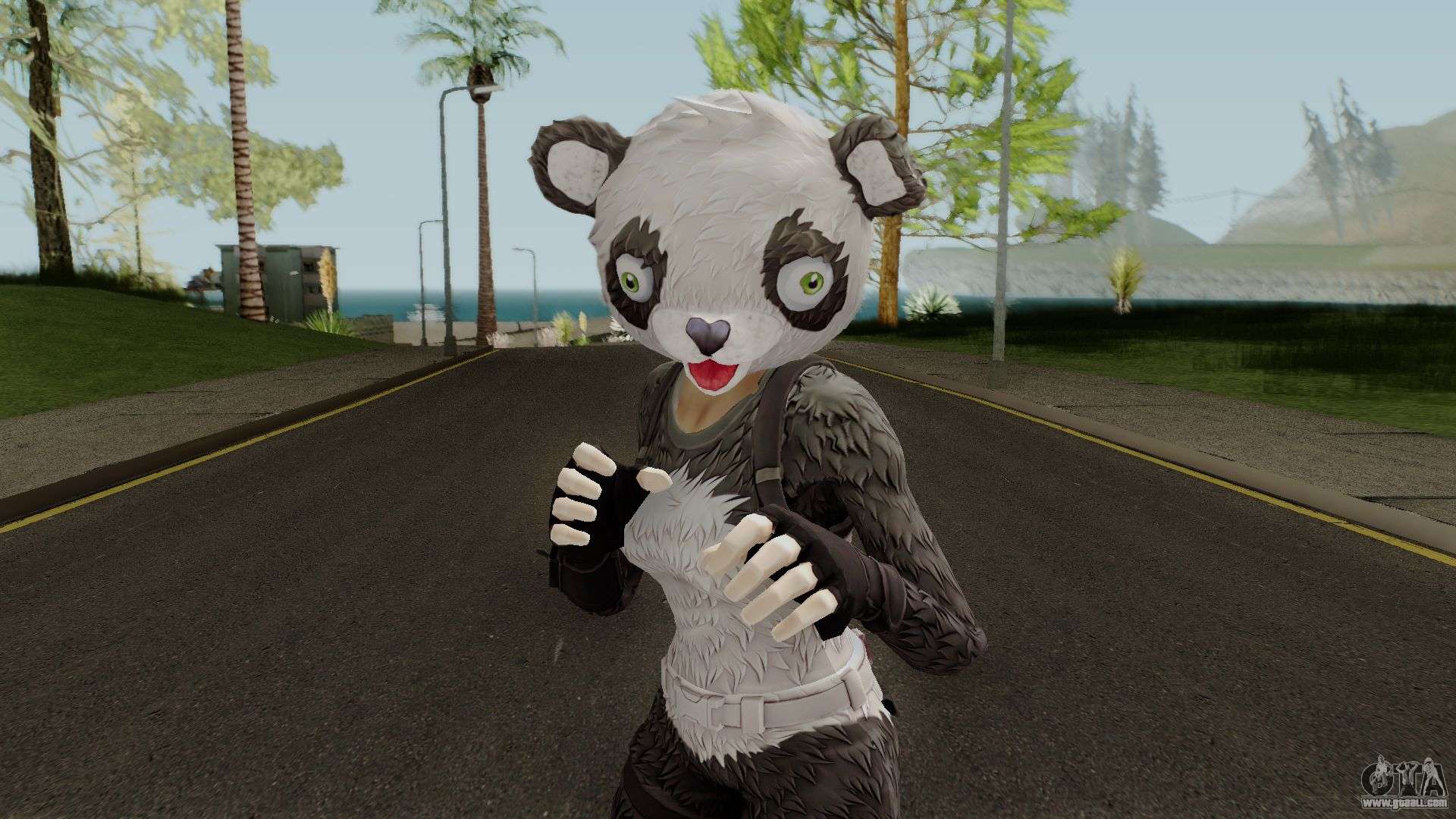 Fortnite Female Panda Team Leader for GTA San Andreas