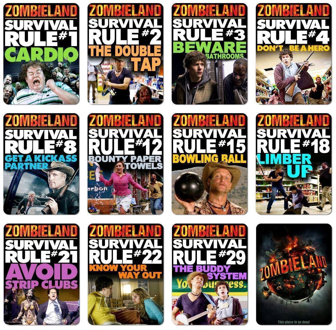 Image For > Zombieland Rules Wallpapers