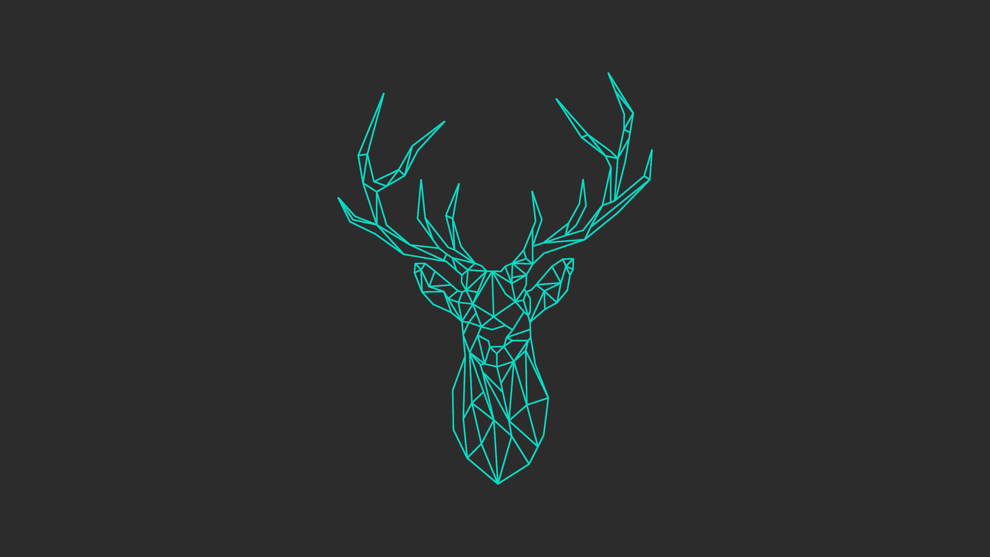 Polygon Deer : wallpapers