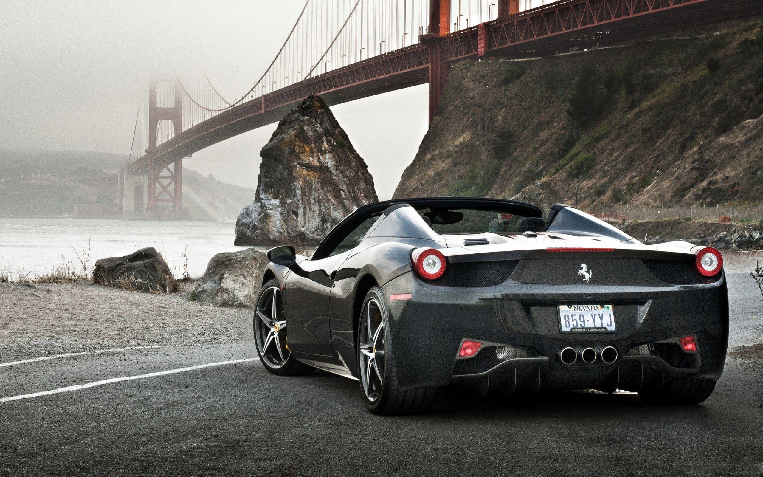 Black Ferrari Wallpapers Desktop