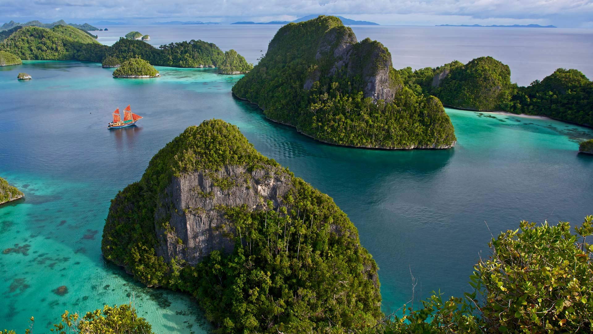 Wayag Islands in the Raja Ampat Islands of Indonesia [