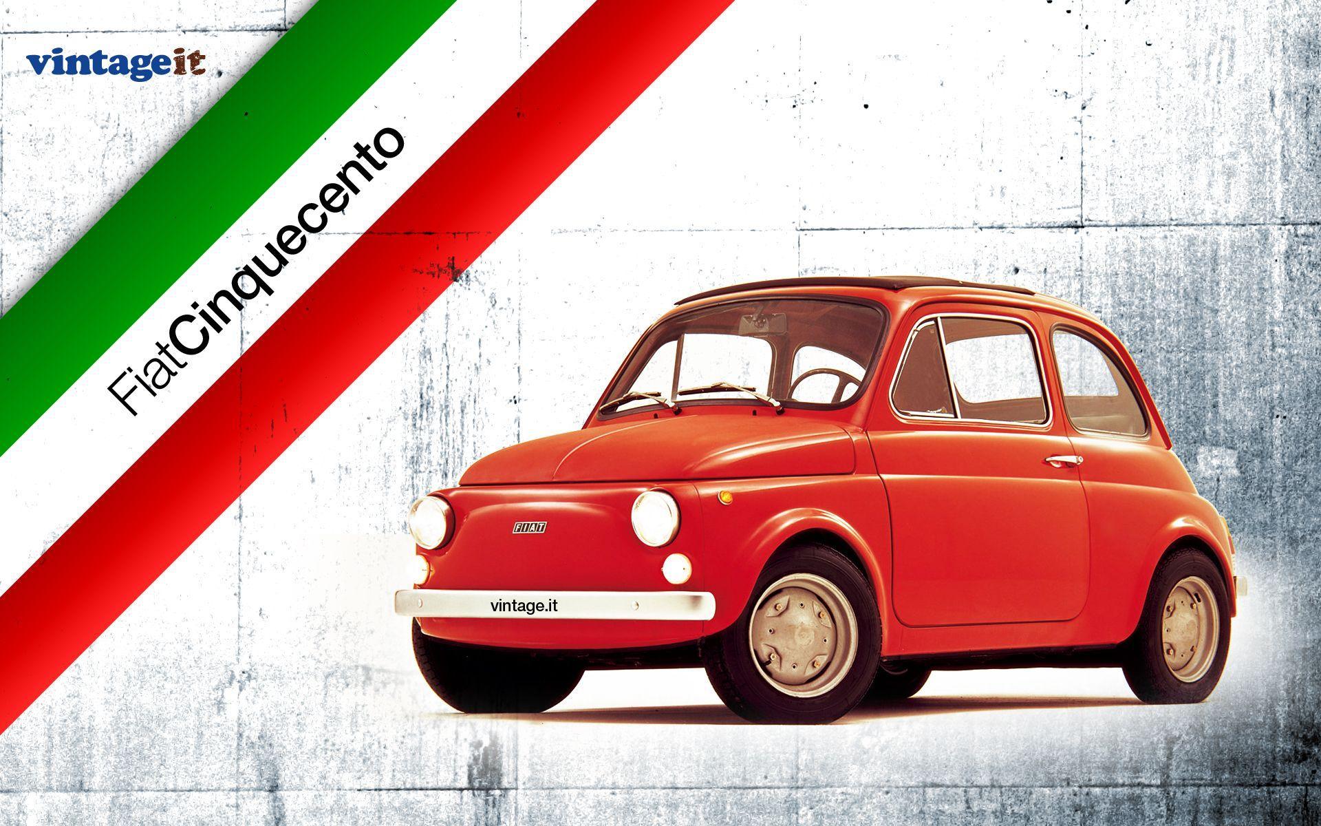 Fiat 500 vintage wallpapers