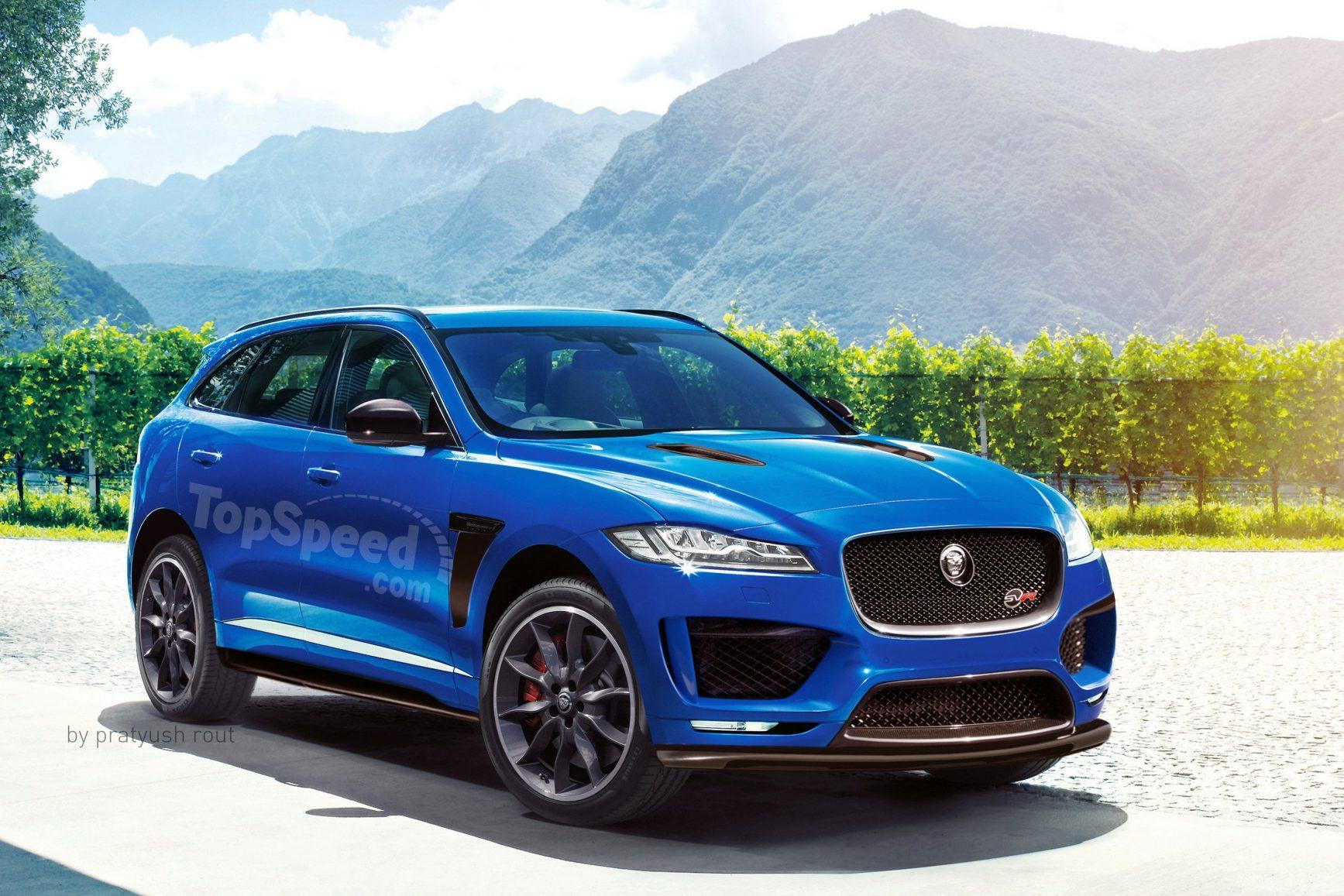 Best 2019 Jaguar F Pace SVR Front HD Wallpapers