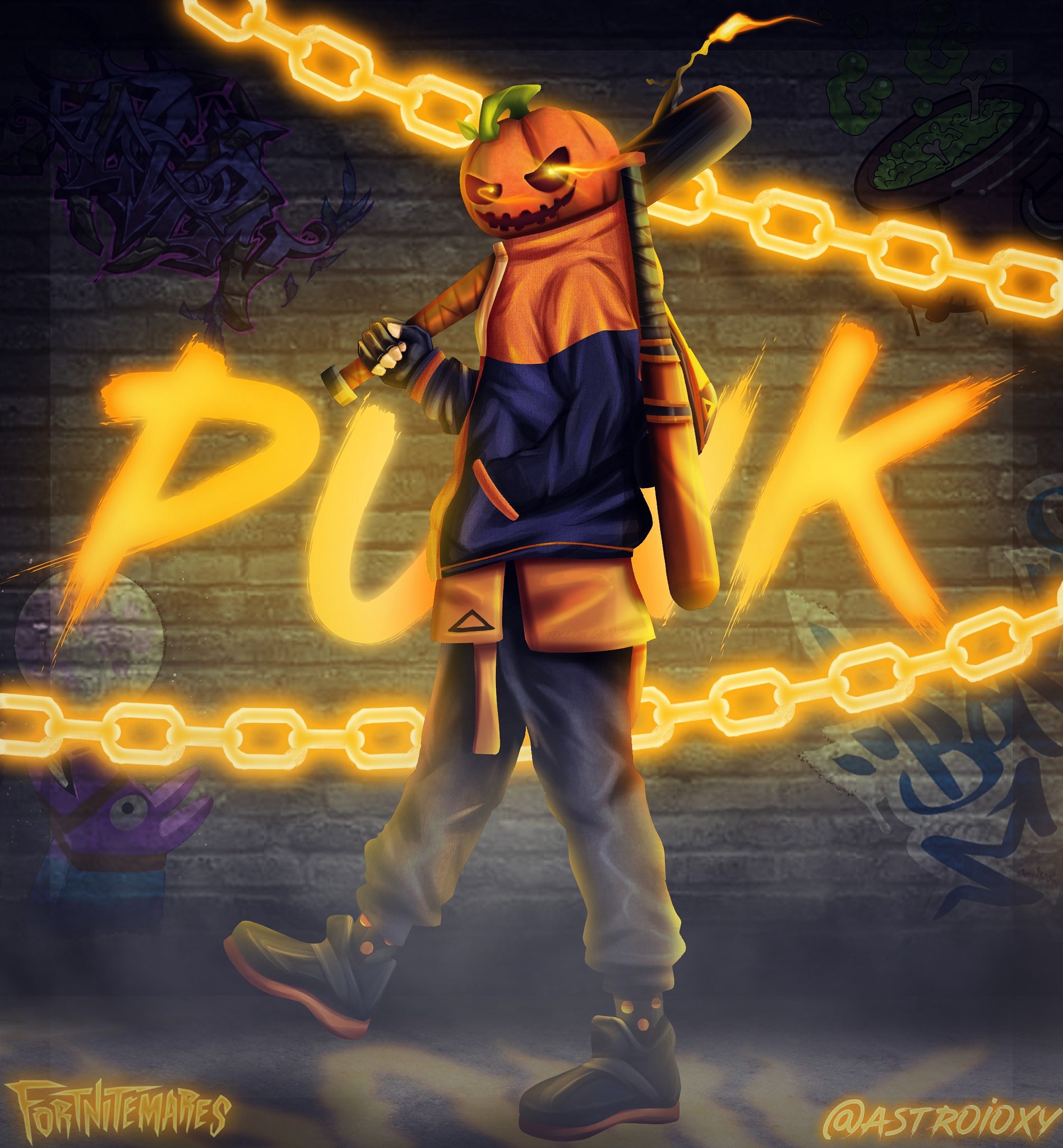 Punk Fortnite wallpapers