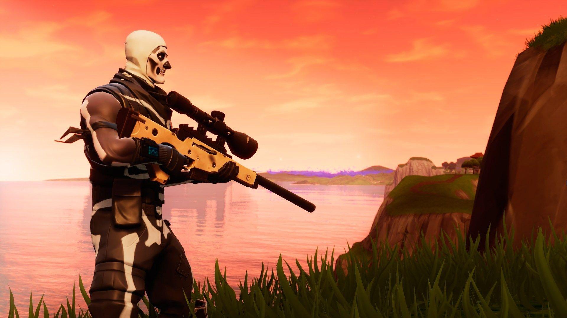 12 Best Free Skull Trooper Fortnite Cool Wallpapers