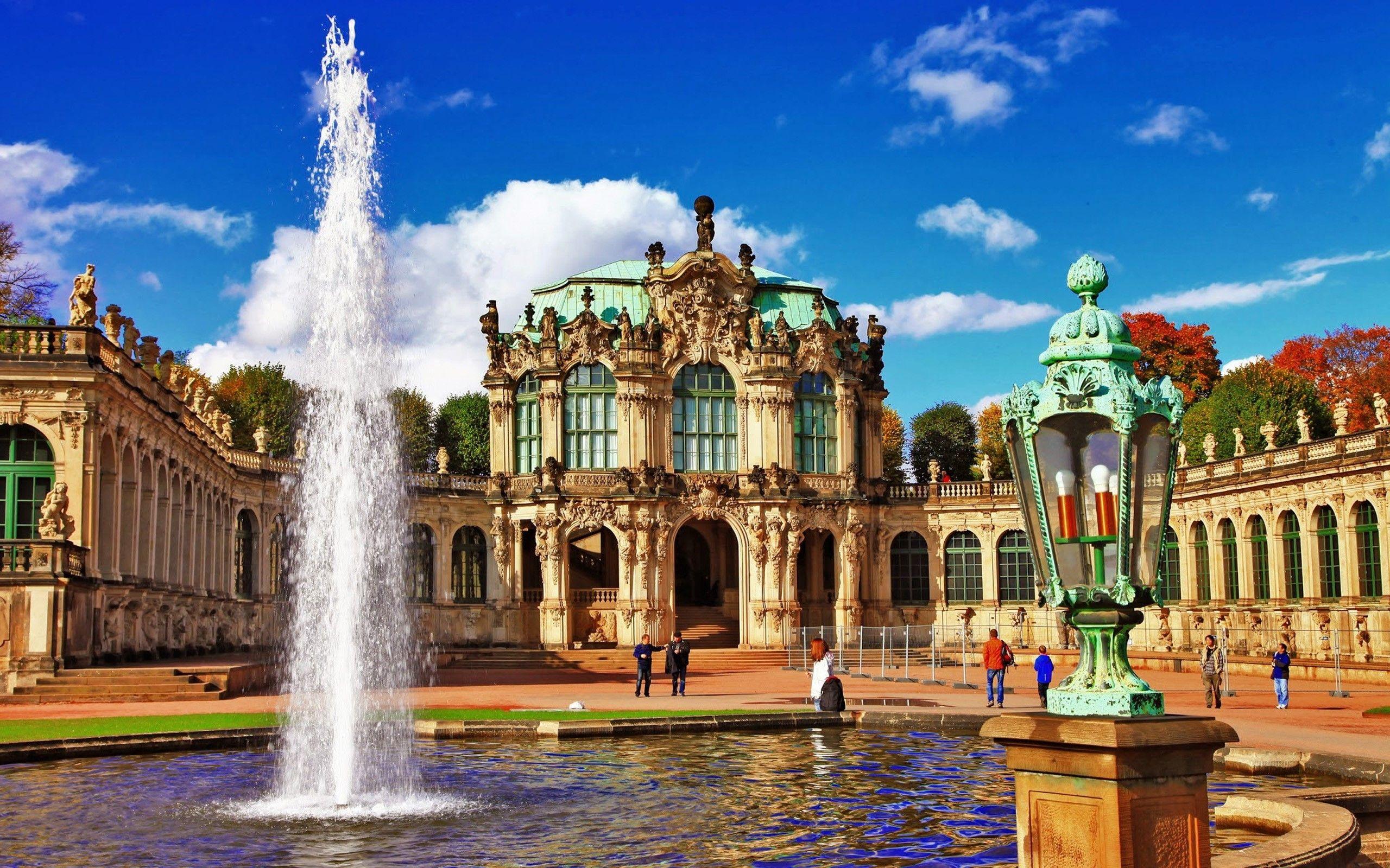 Zwinger Museum in Dresden City Germany Wallpapers