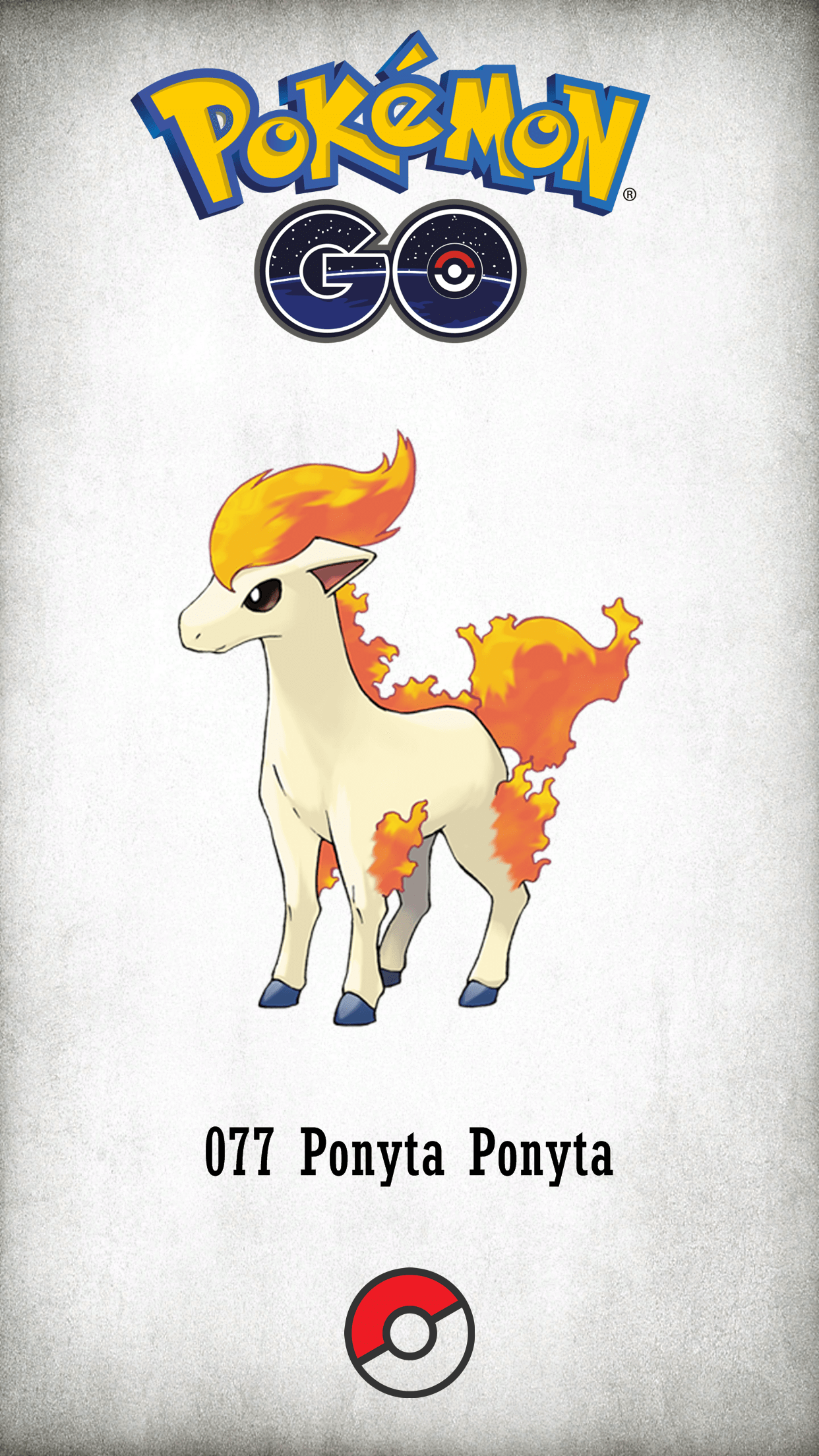 077 Character Ponyta Ponyta