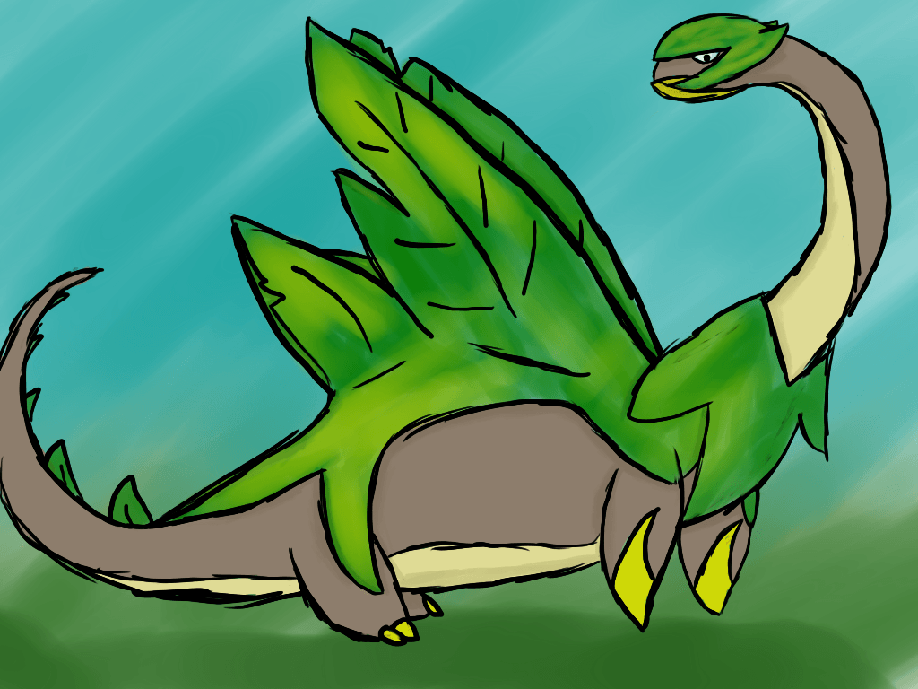 Mega Tropius Fan Art