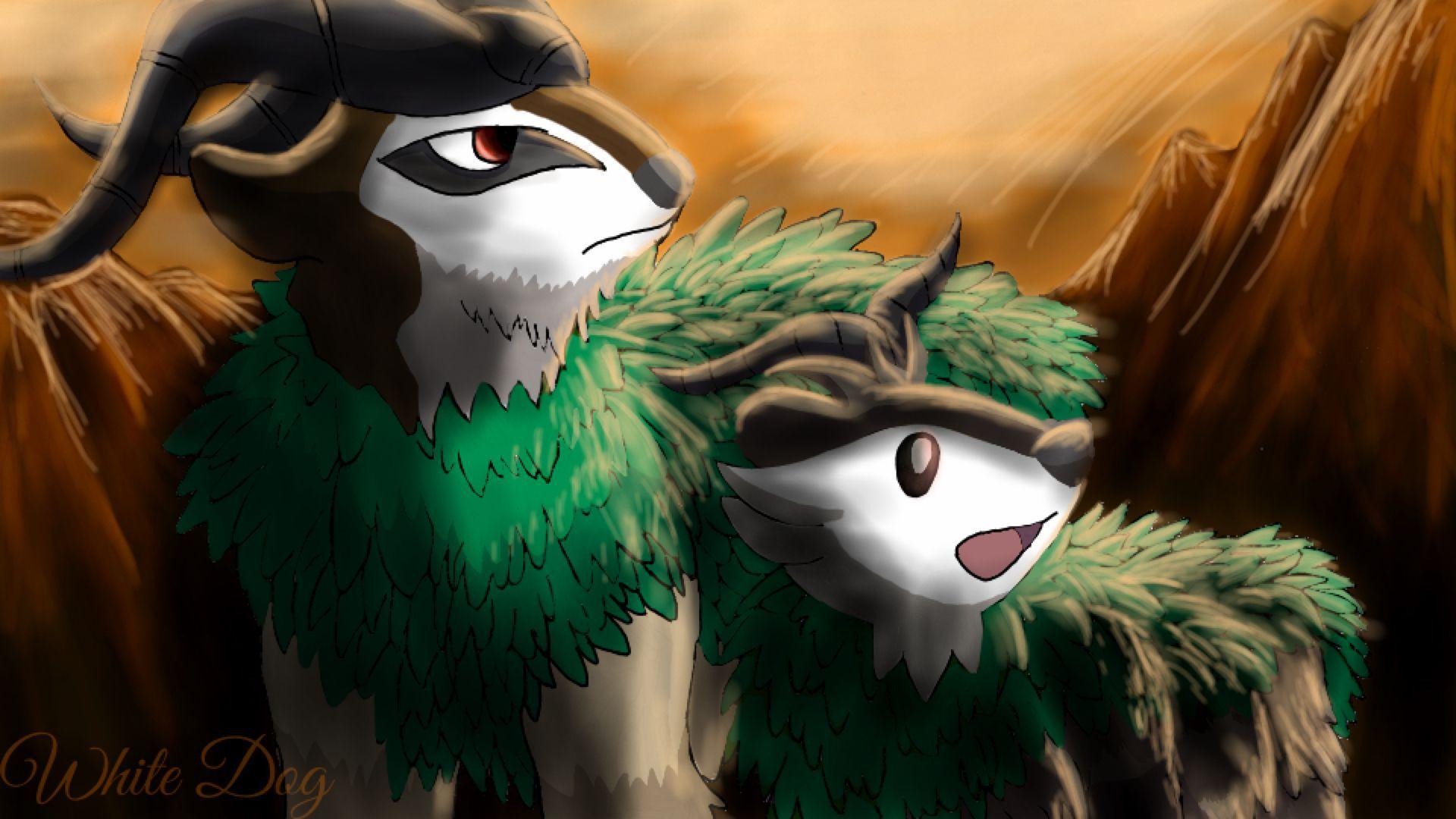 Gogoat and Skiddo