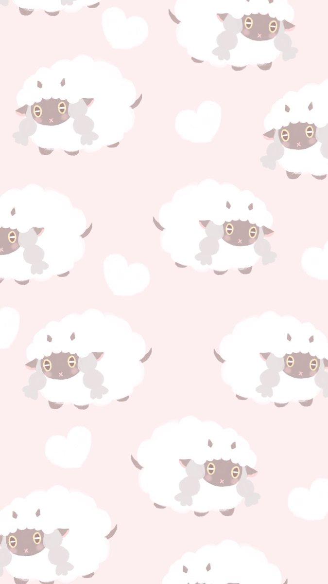 ｓｏｆｔｅａ ✿ on Twitter: Made some wooloo wallpapers