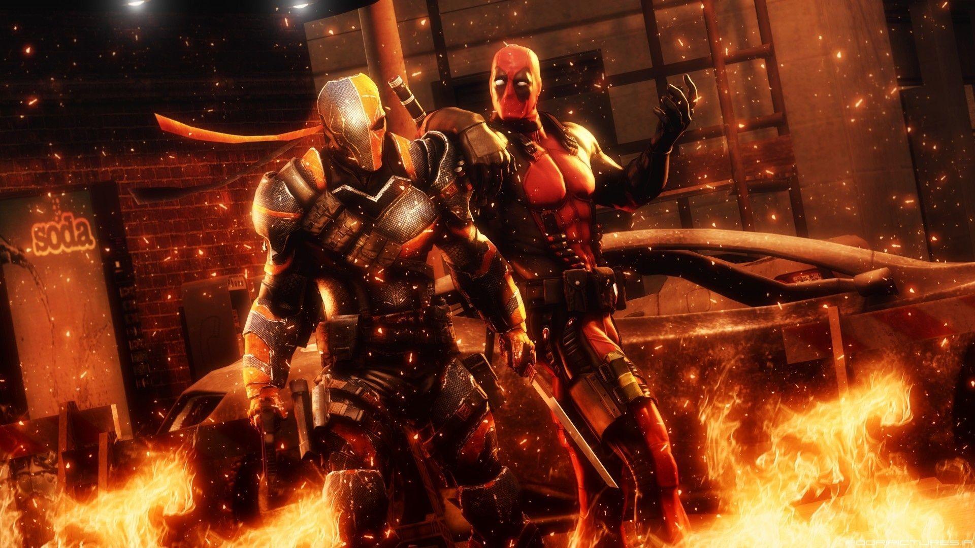 2 Deadpool Vs. Deathstroke HD Wallpapers