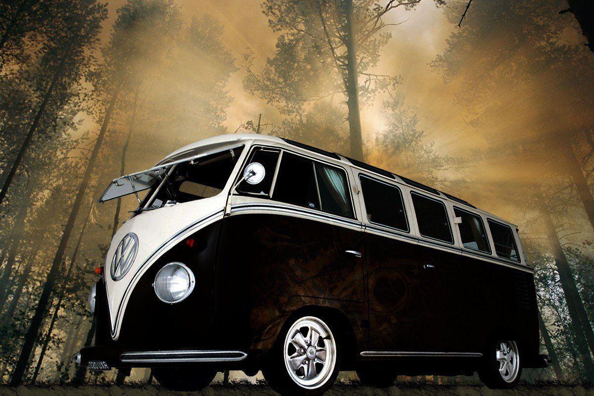 Black Volkswagen Bus Wallpapers HD