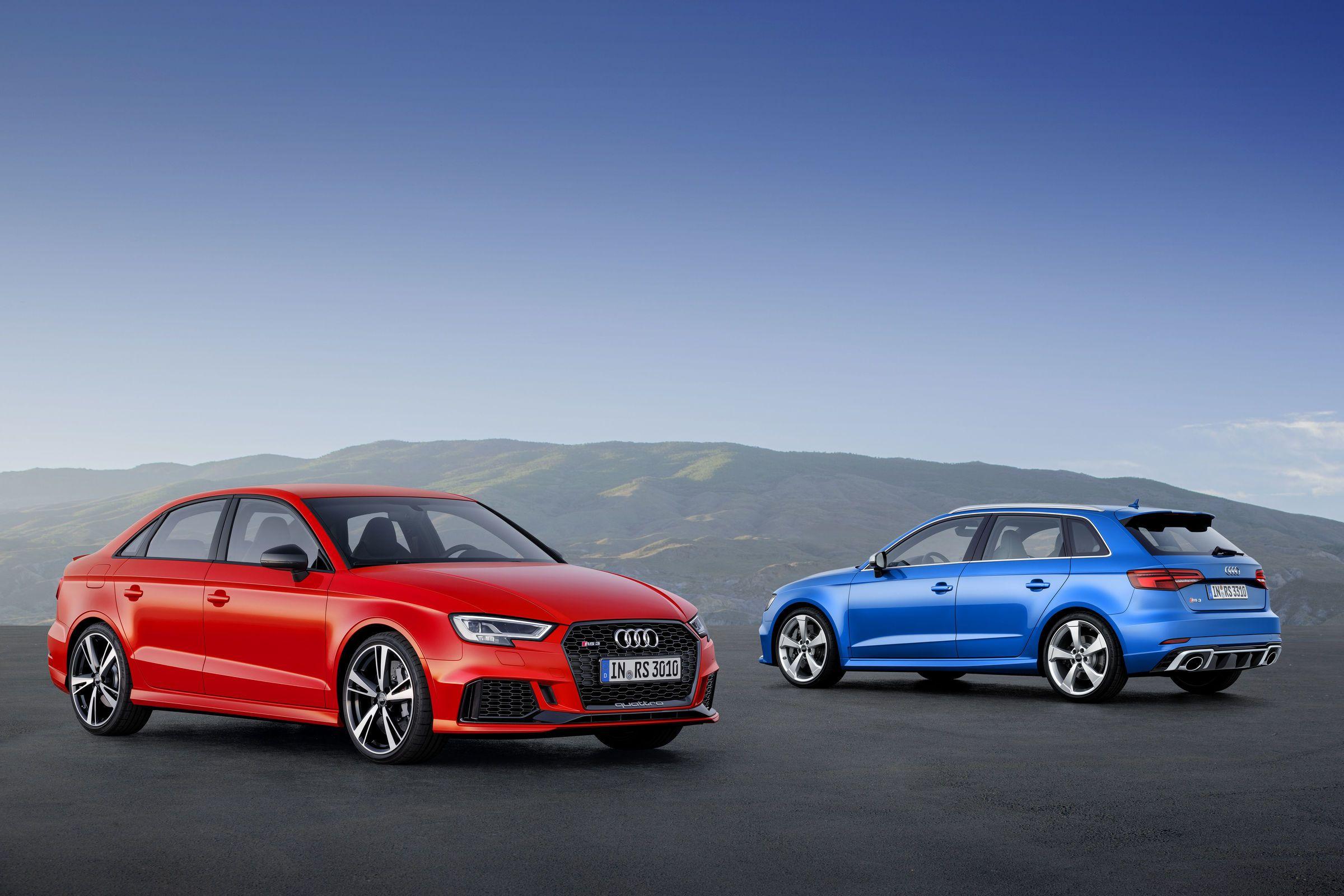 Compact top athletes: Audi RS 3 Sedan and RS 3 Sportback