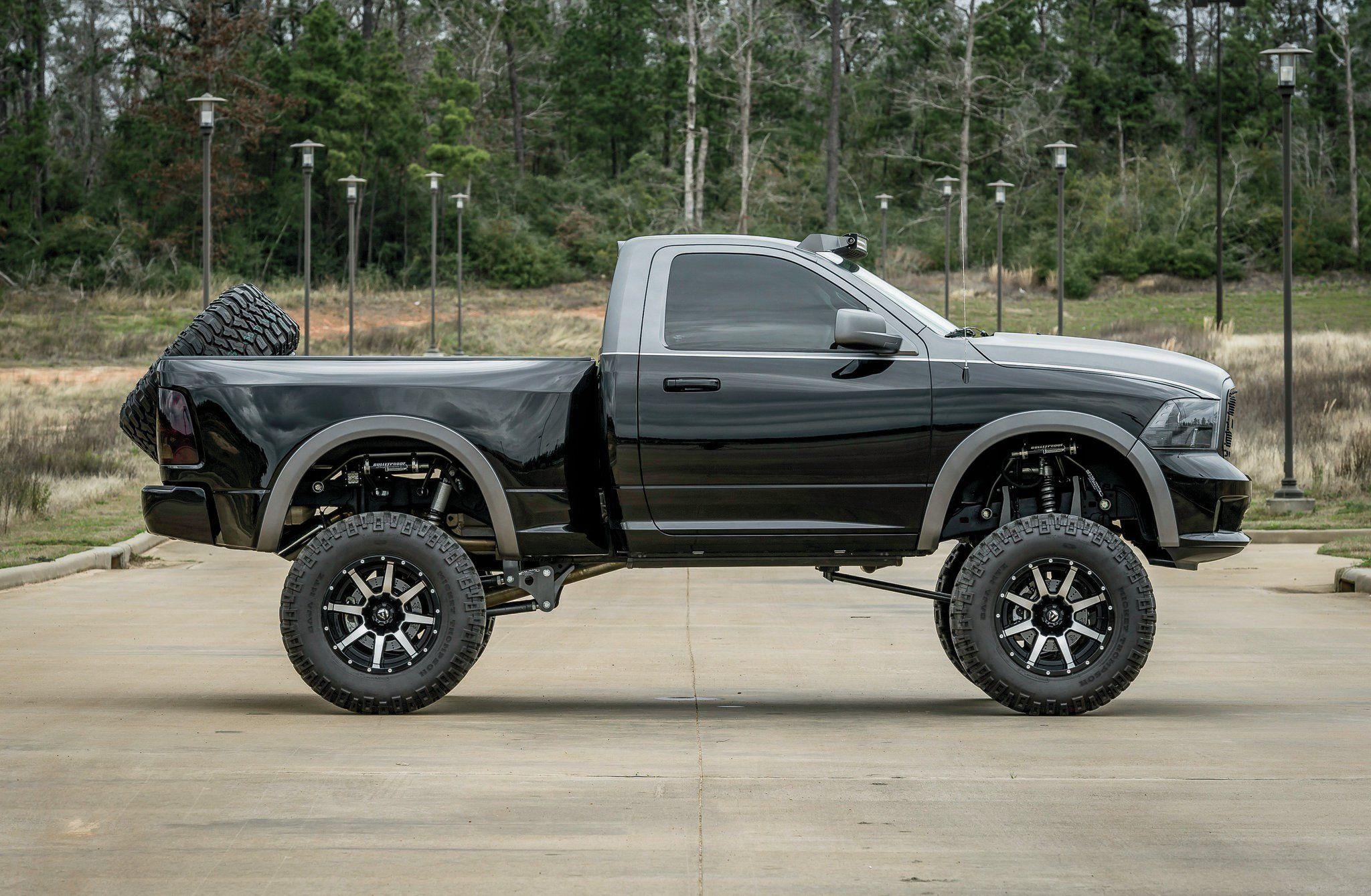 2013 Lifted Dodge RAM 1500 Single Cab 4k UHD Car Wallpapers