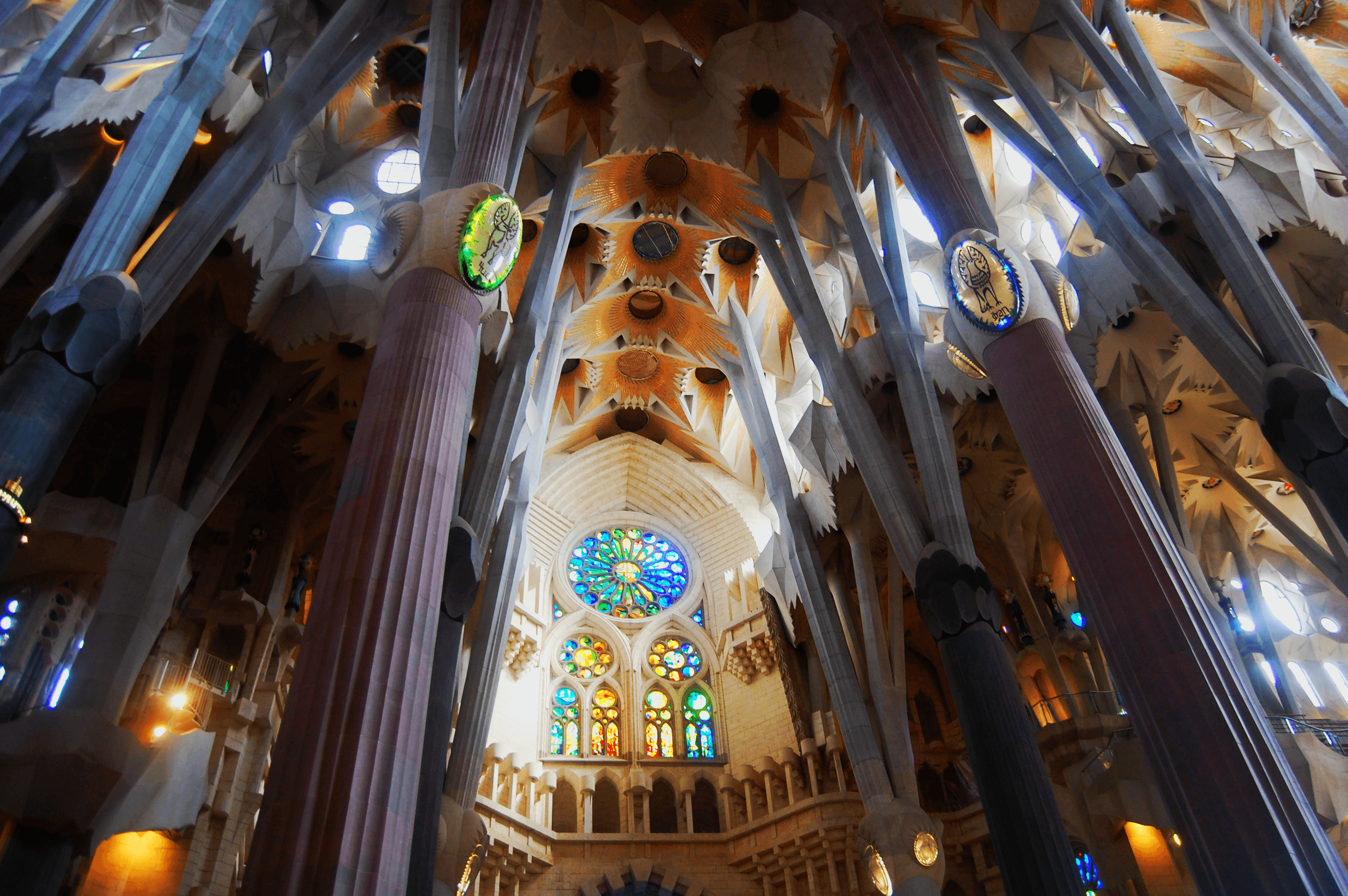 Sagrada Família Inside View Wallpapers – Travel HD Wallpapers