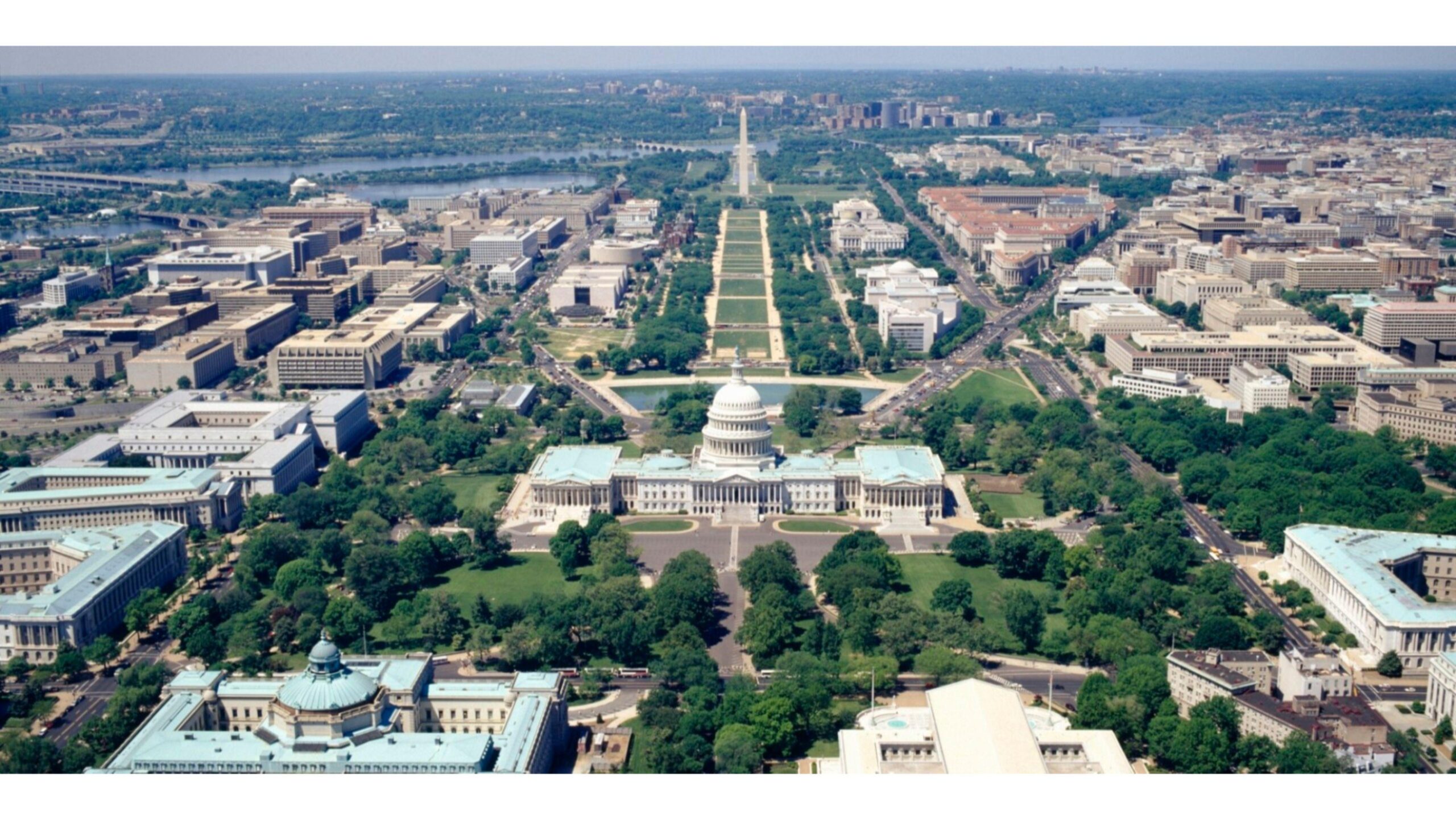 Overhead View Washington DC 4K Wallpapers