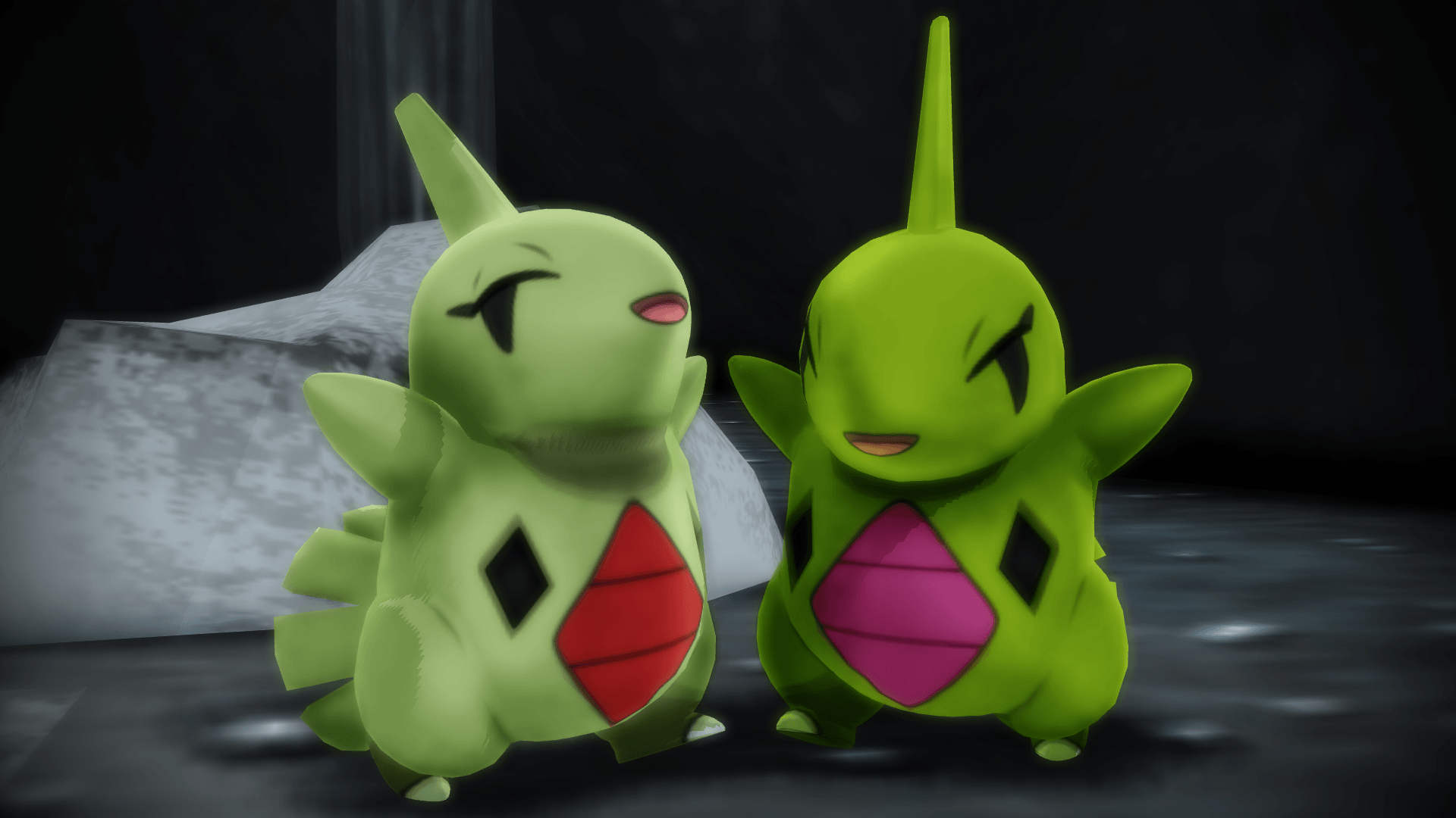 MMD PK Larvitar DL by 2234083174