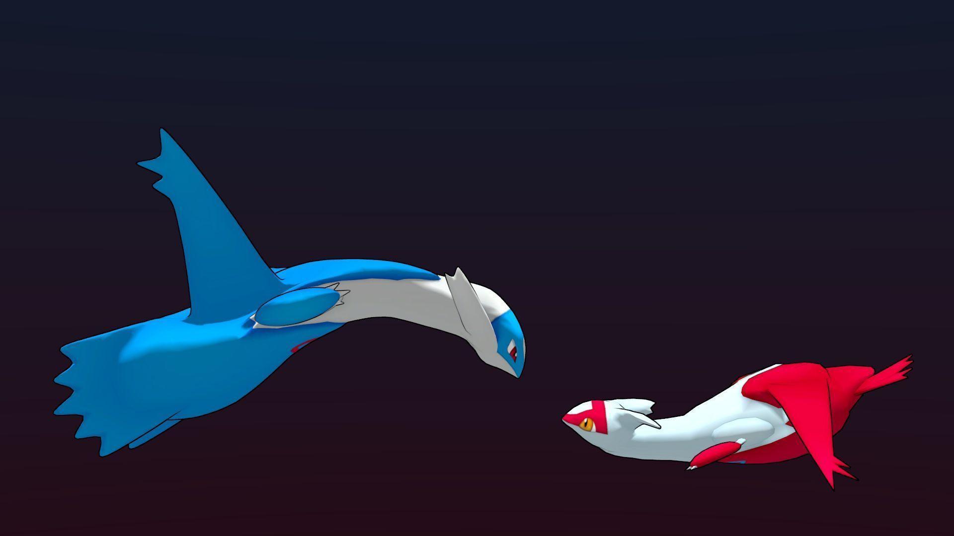 Wallpapers For > Latios And Latias Wallpapers