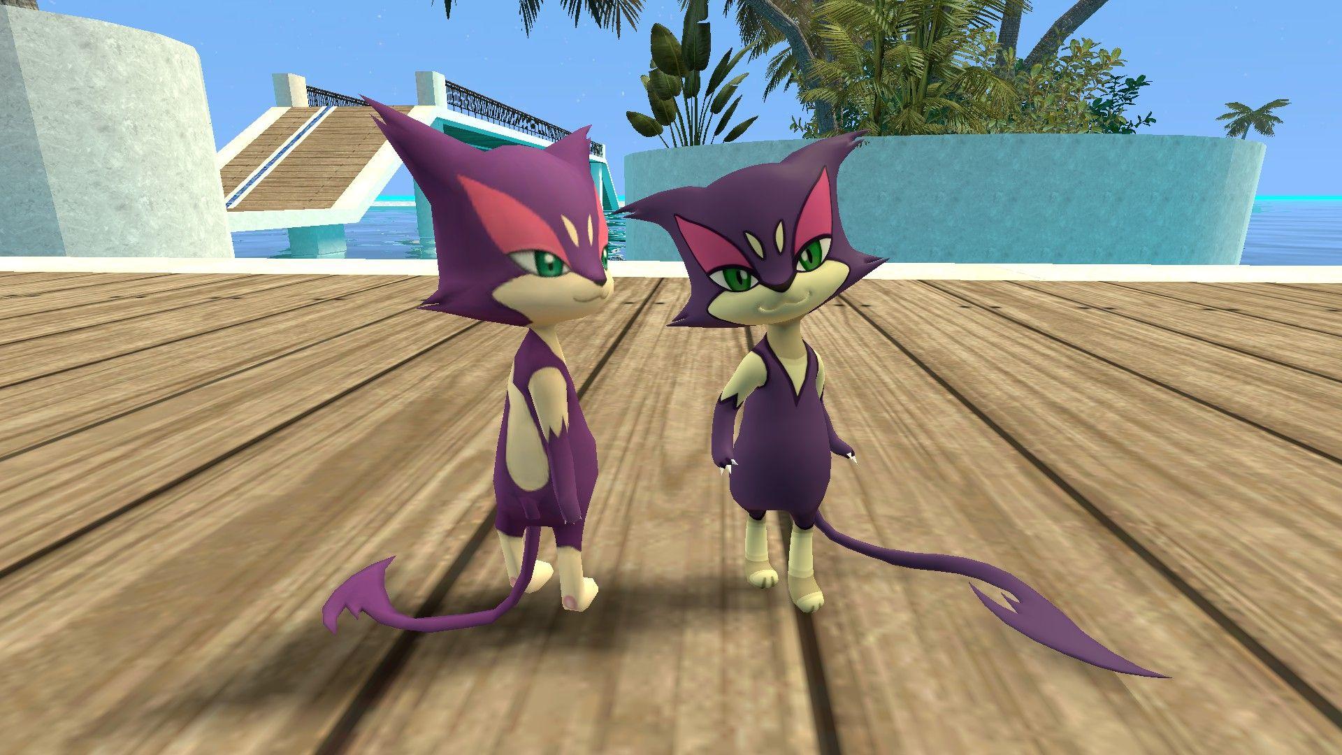 Purrloin and Purrloin by kuby64