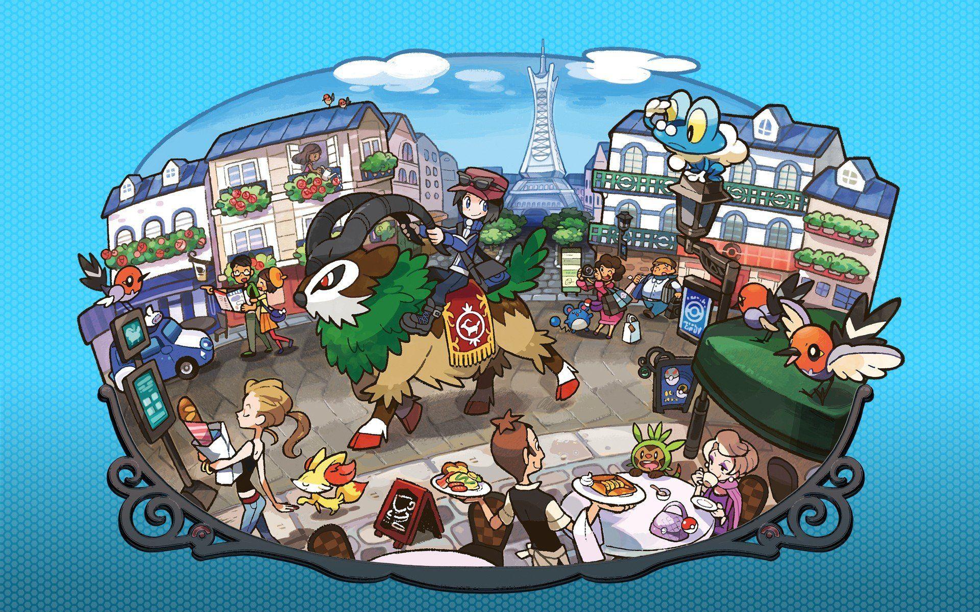 Pokémon, Gogoat, Lumiose City HD Wallpapers / Desktop and Mobile