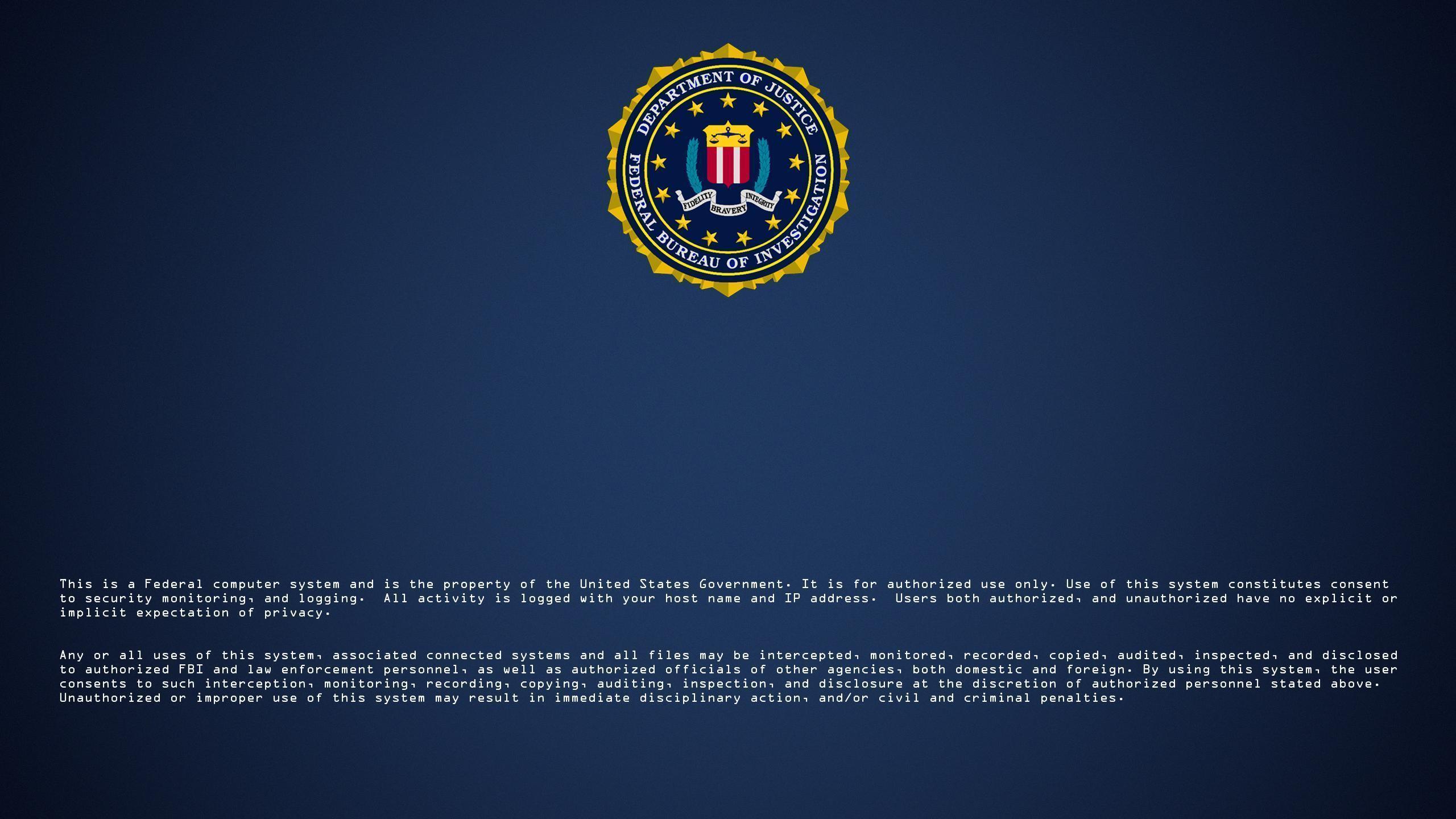 Logos For > Fbi Logon Screen Wallpapers