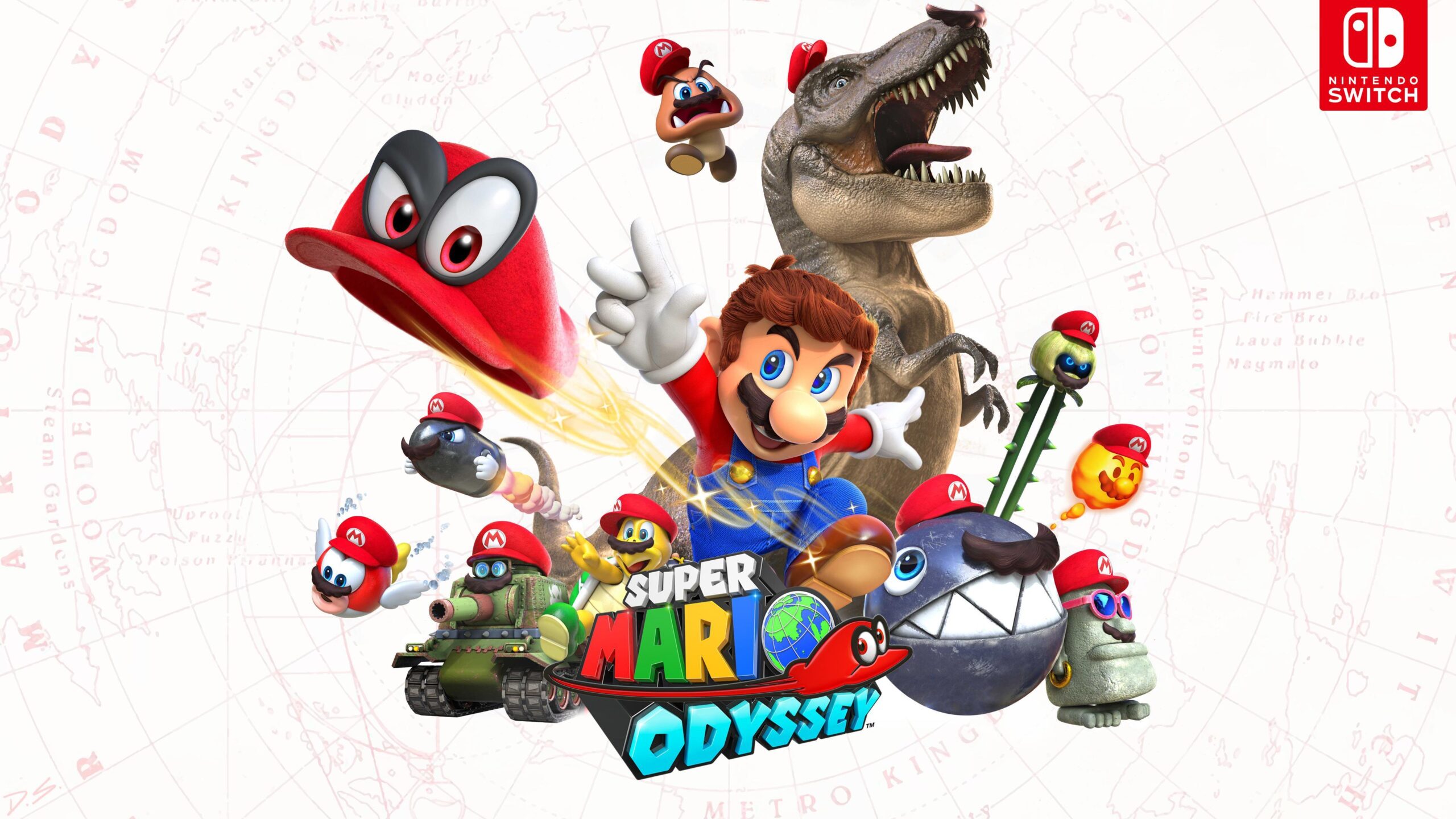 Wallpapers I made for Super Mario Odyssey : NintendoSwitch