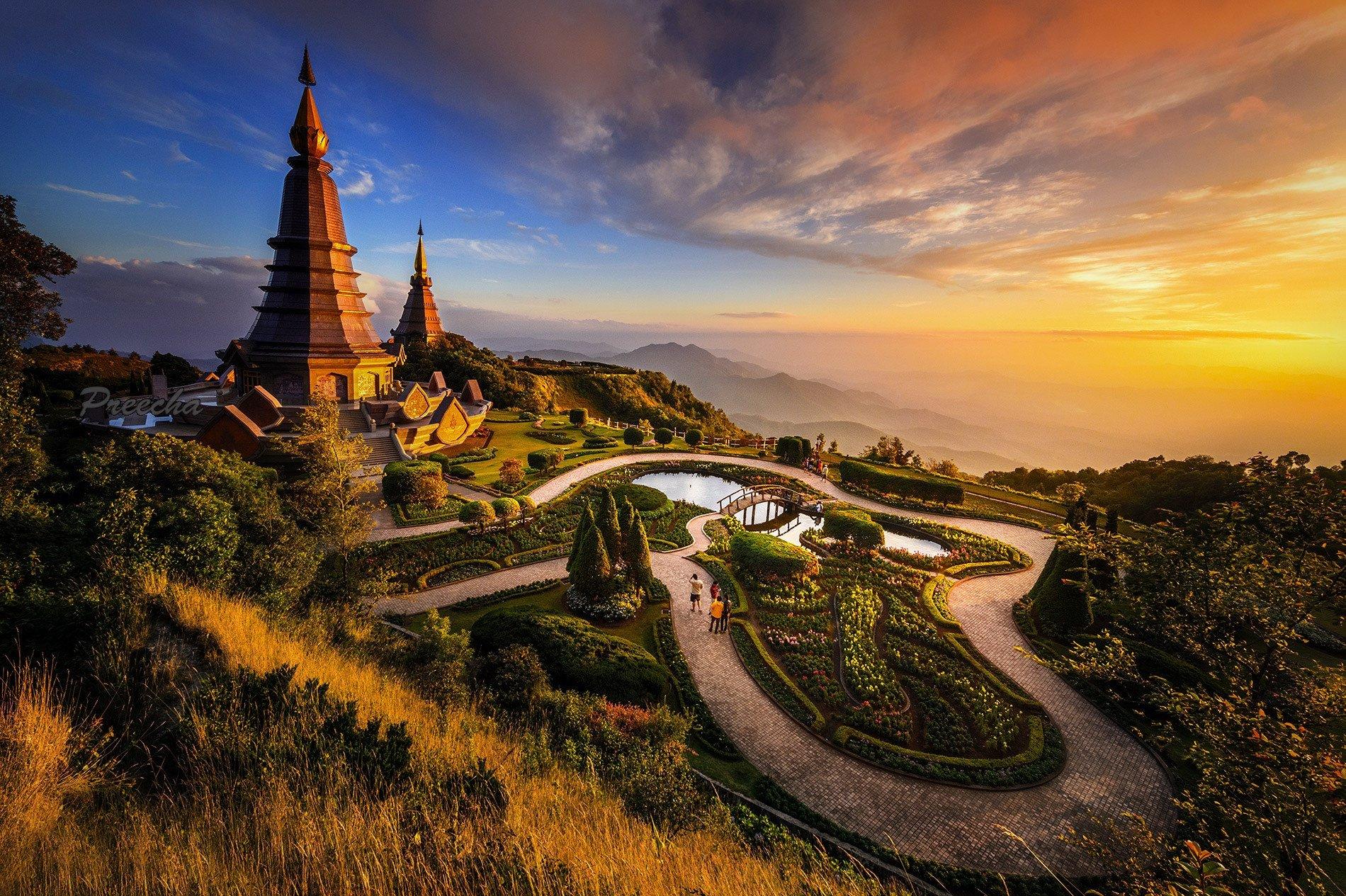 Afternoon Light, Chiang Mai Province, Thailand Wallpapers and