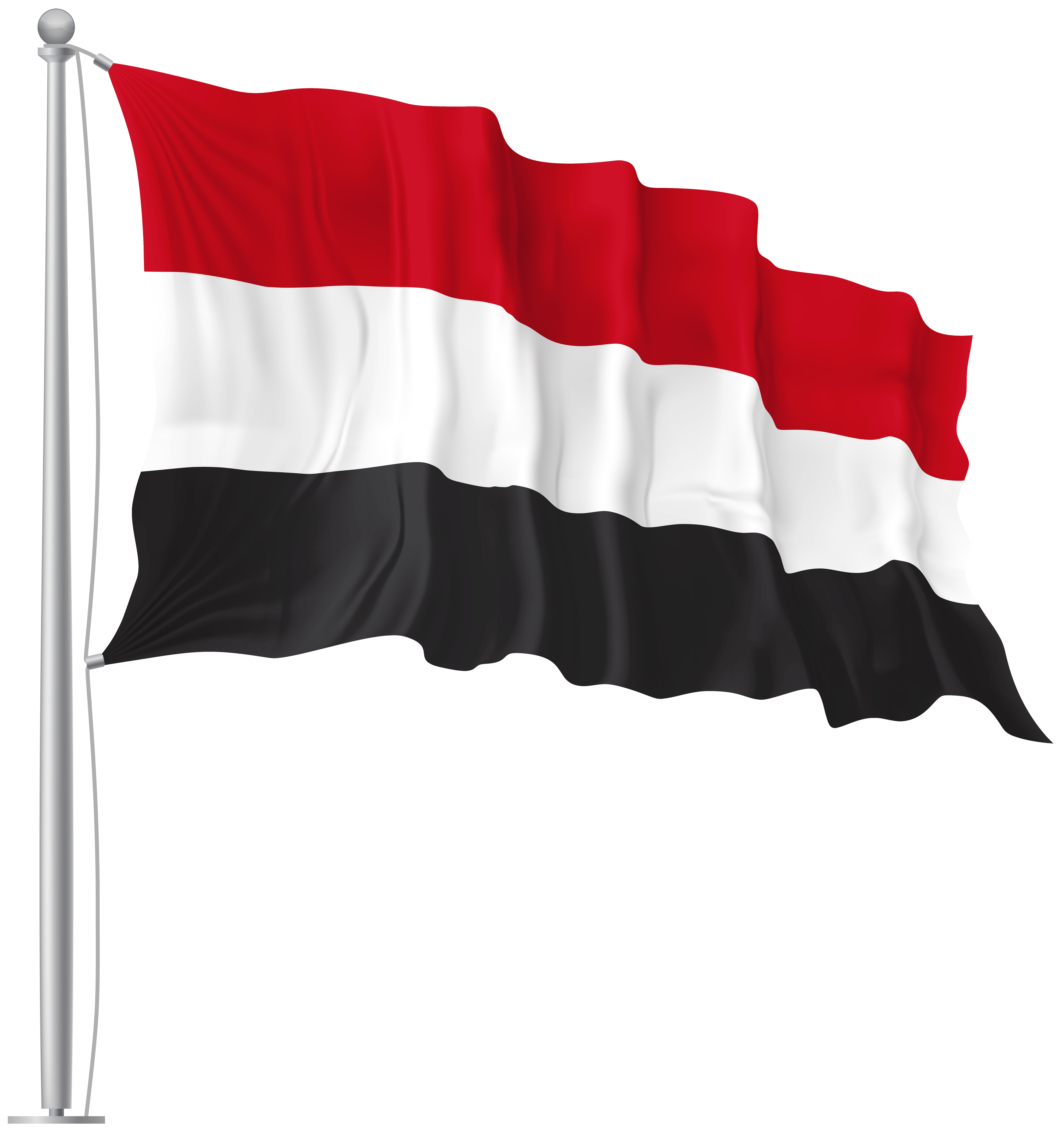 Yemen Waving Flag Image