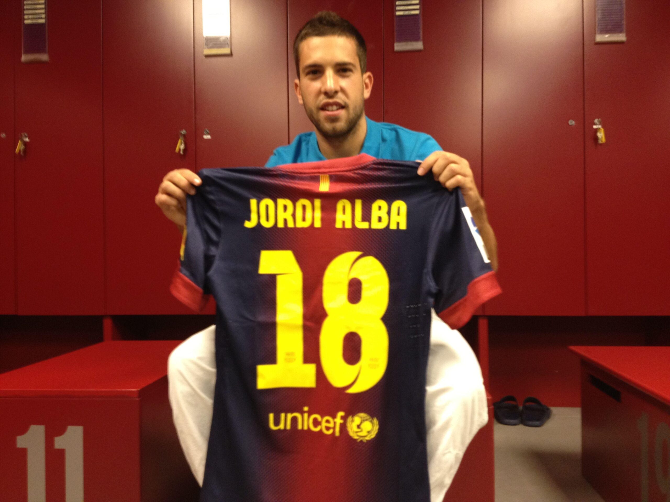 A very intense day for Jordi Alba