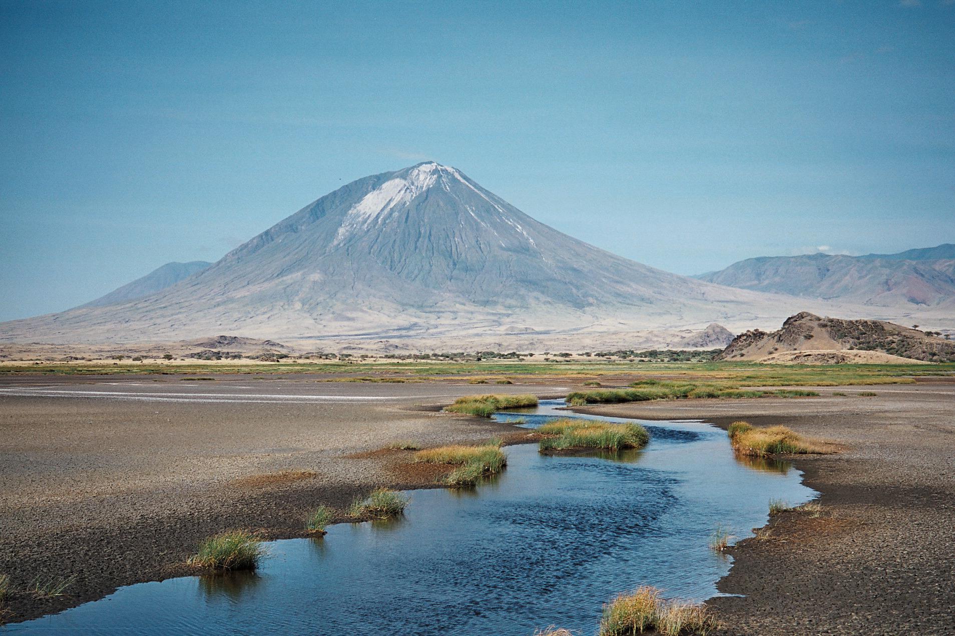 Lake Natron Soda Salty Lake In Tanzania