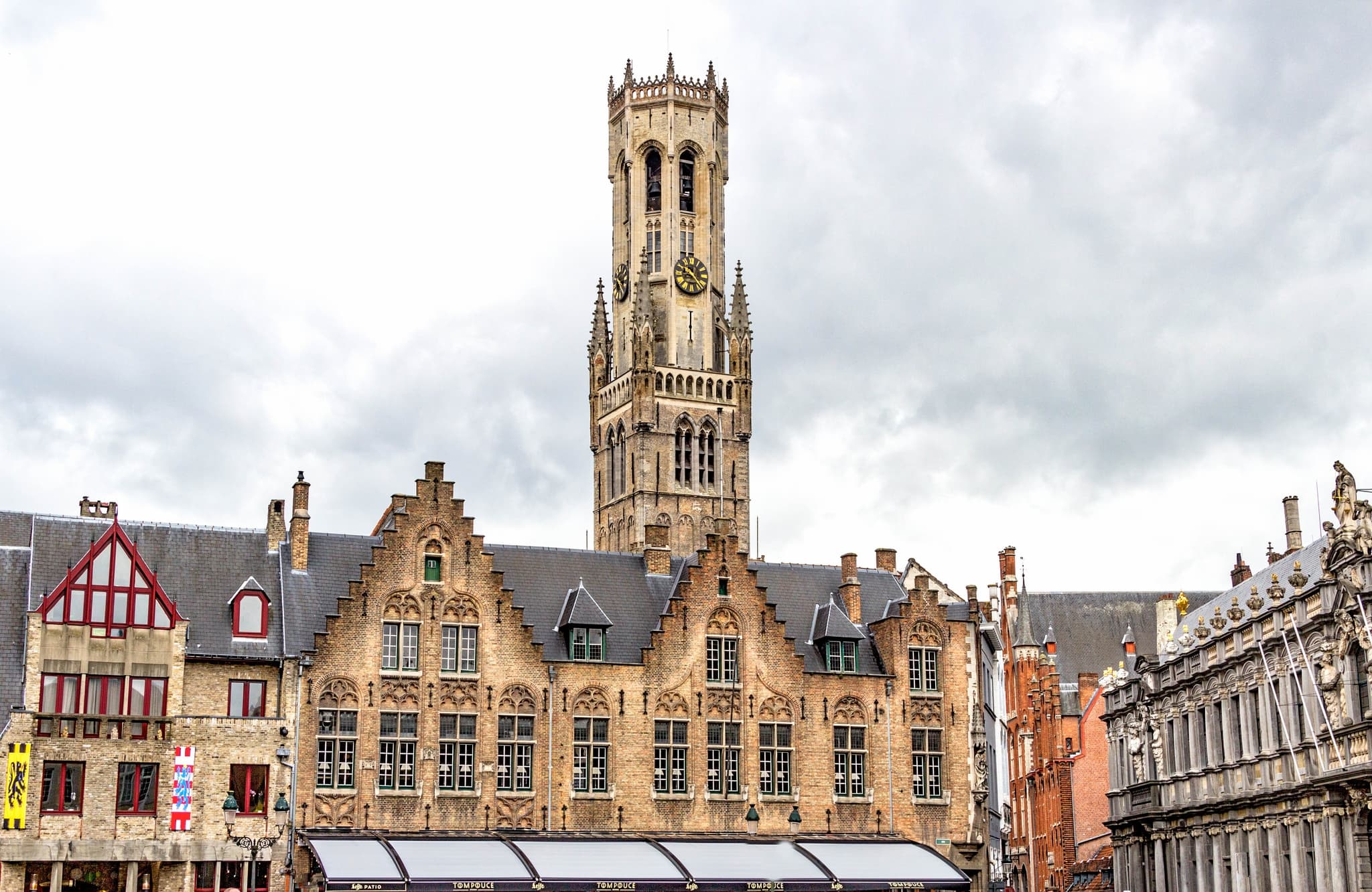 bruges belgium belfry wallpapers hd