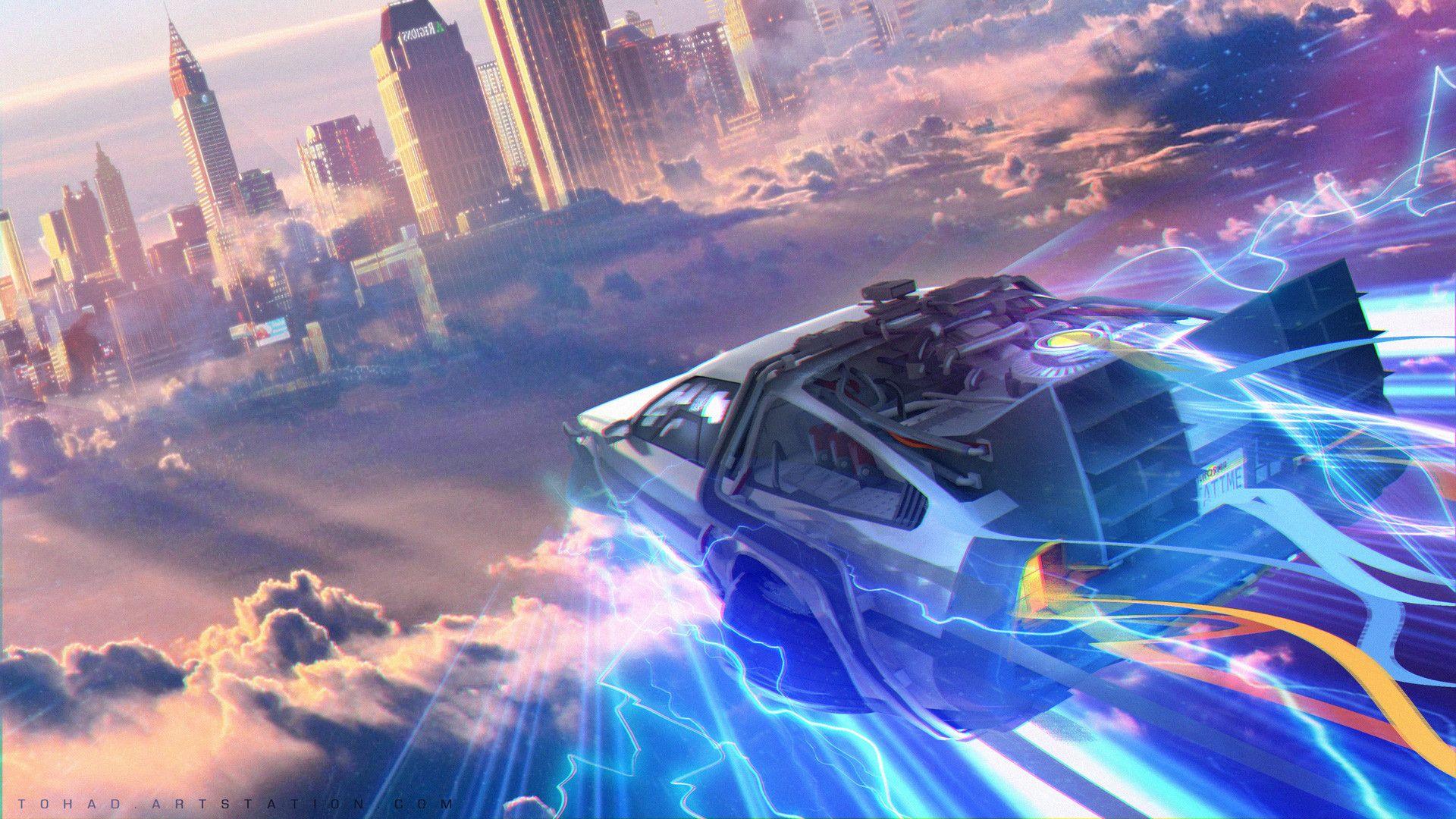 Back To The Future DMC DeLorean Artwork Resolution