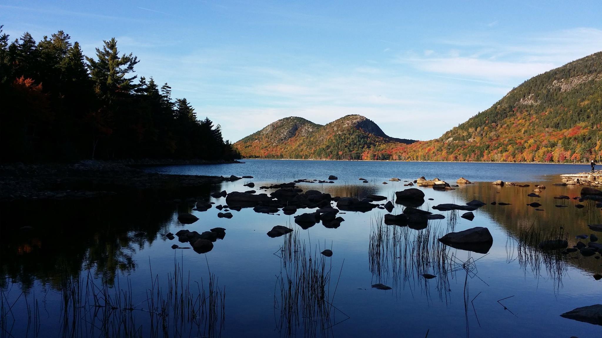 Jordan Pond a special fall experience at Acadia National Park