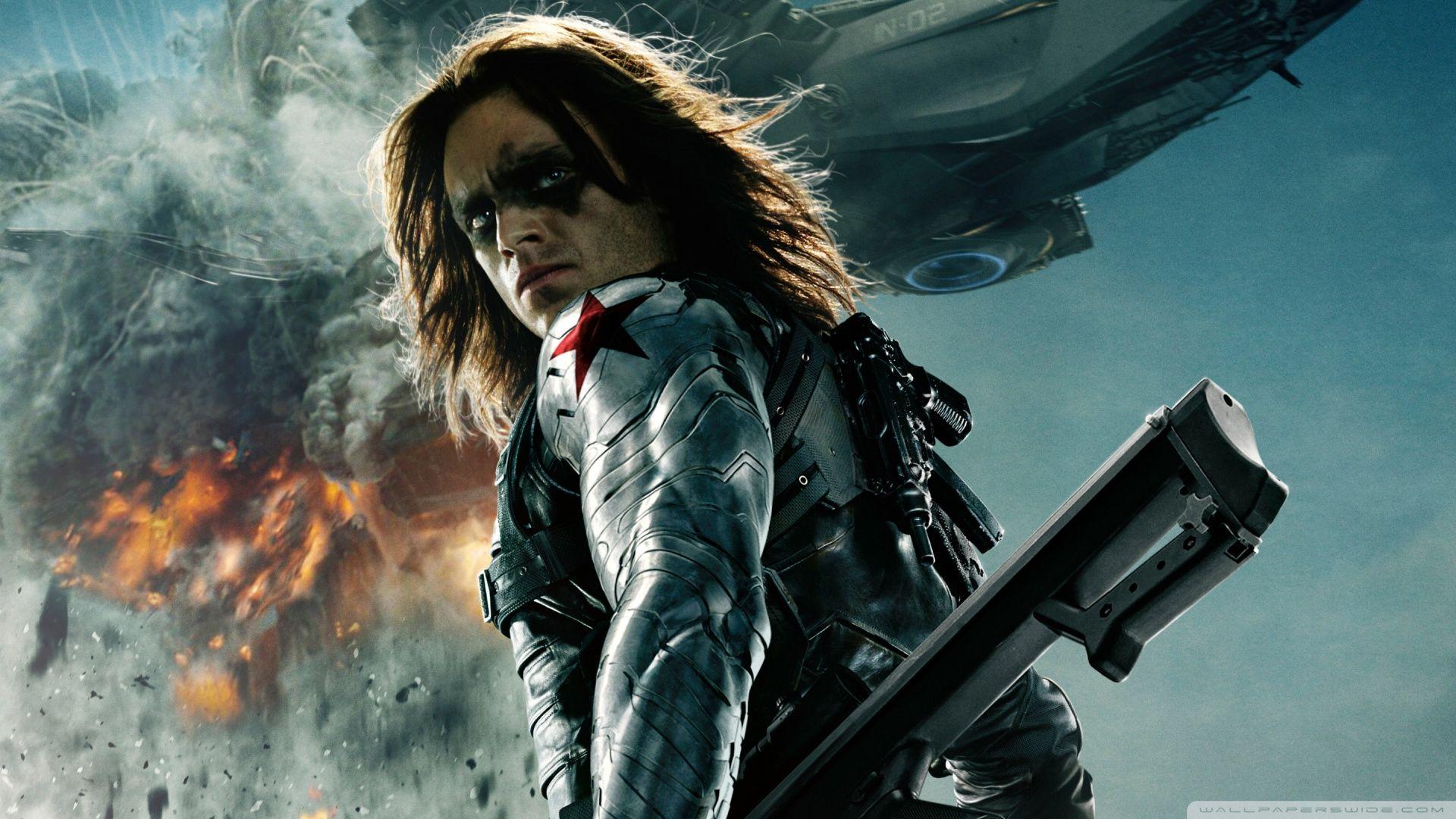 Captain America The Winter Soldier Bucky HD desktop wallpapers