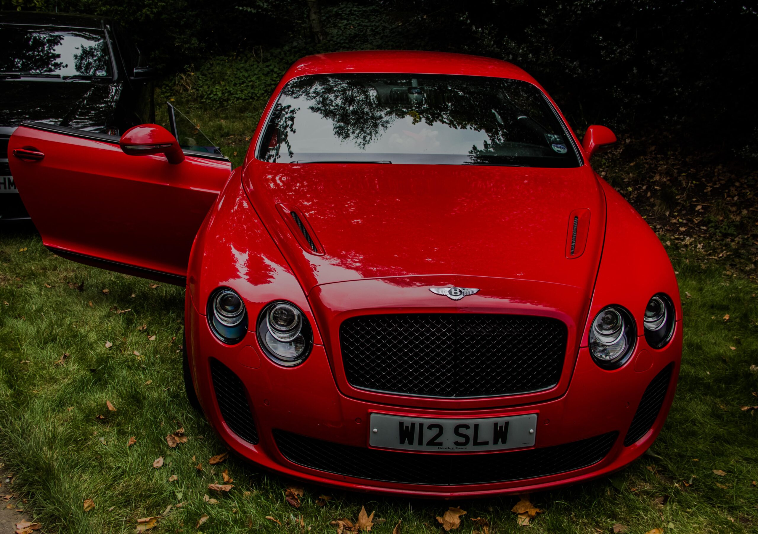 Download wallpapers bentley continental gt, red, front view