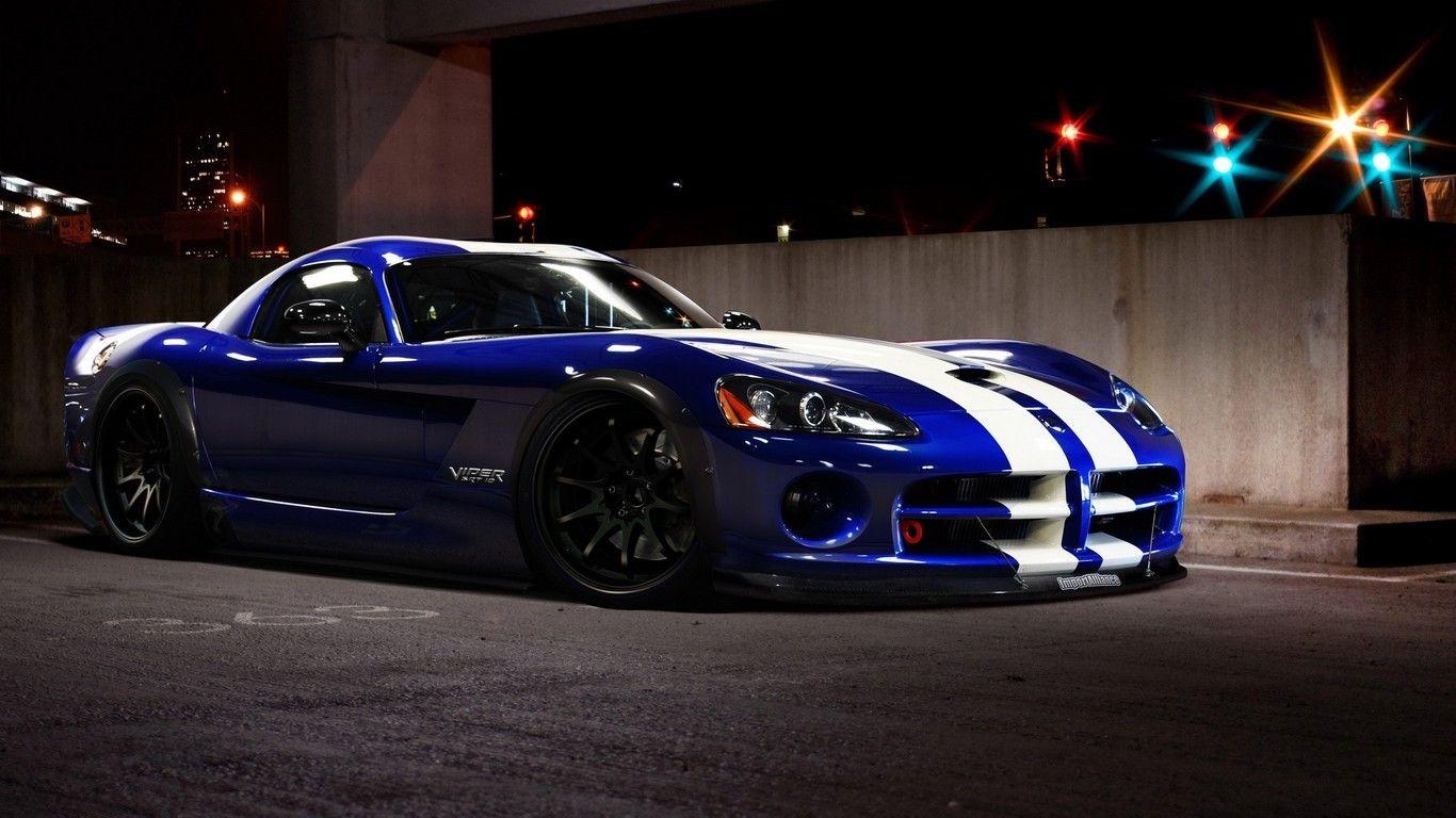 Blue Dodge Viper HD Wallpaper, Backgrounds Image