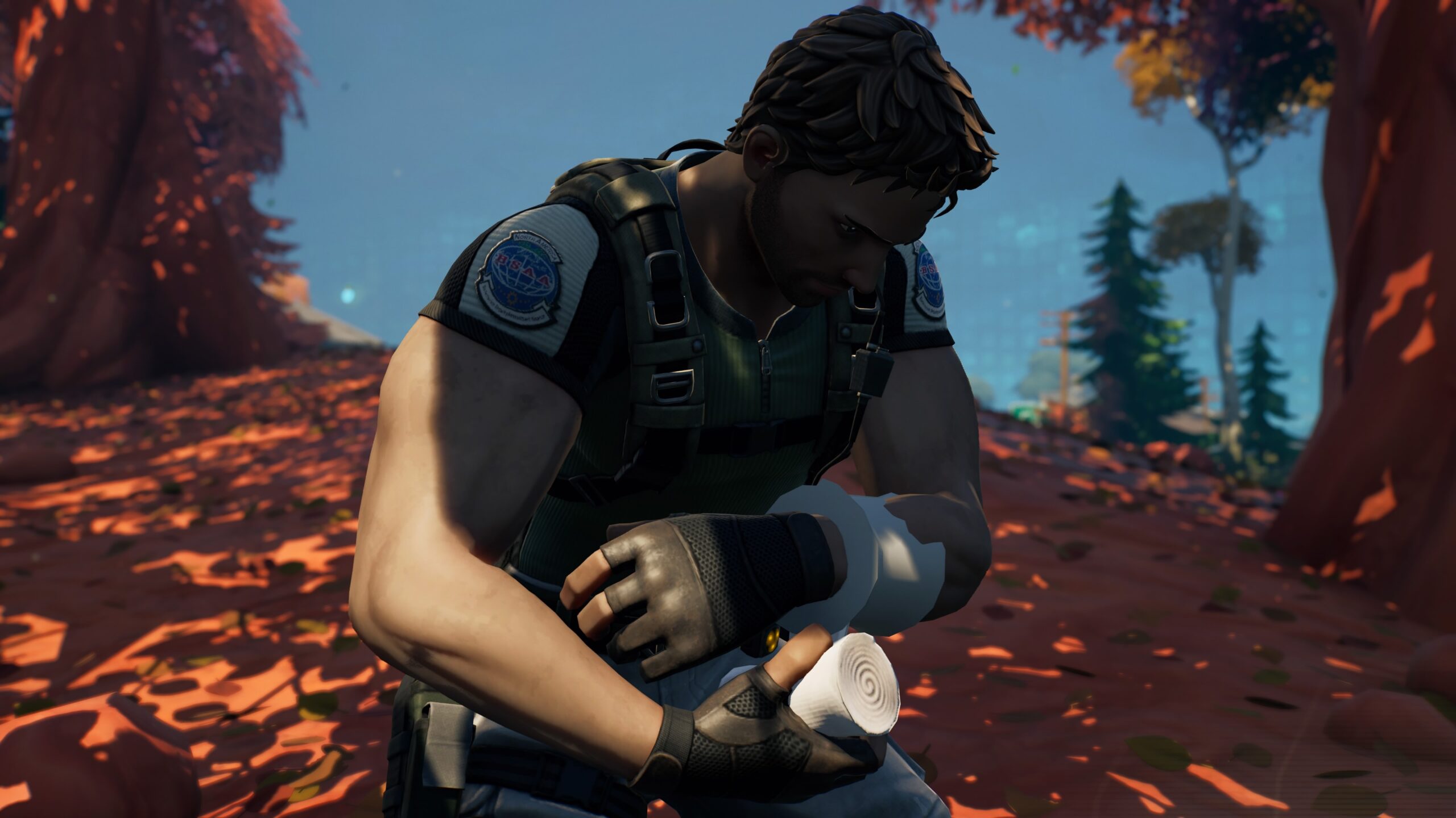 Chris Redfield Fortnite wallpapers