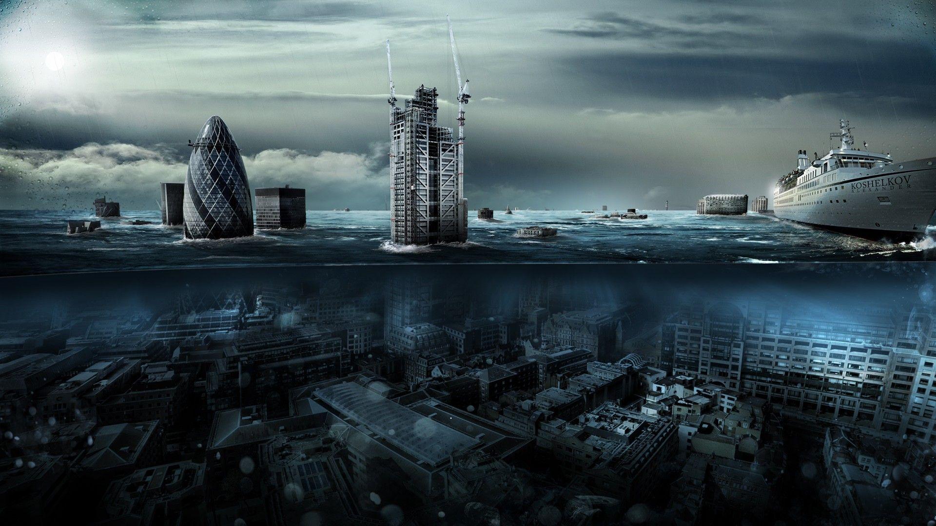 Daily Wallpaper: London Underwater