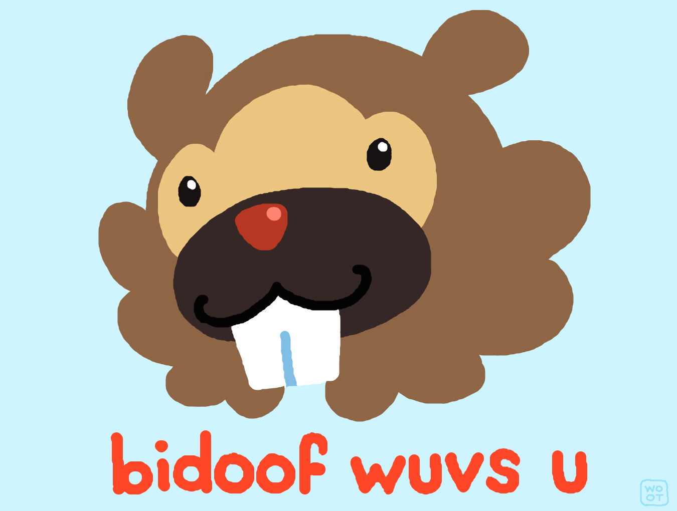 Bidoof Wuvs U by w