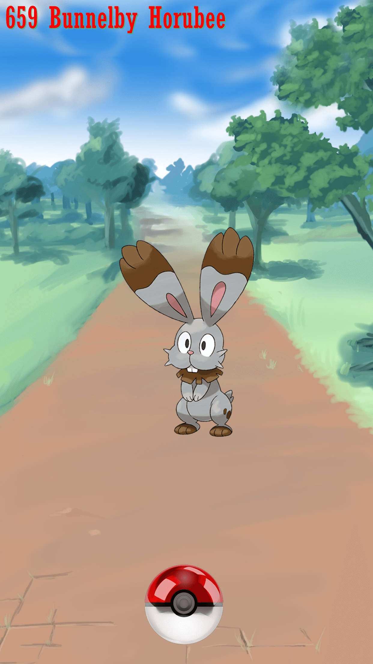 659 Street Pokeball Bunnelby Horubee