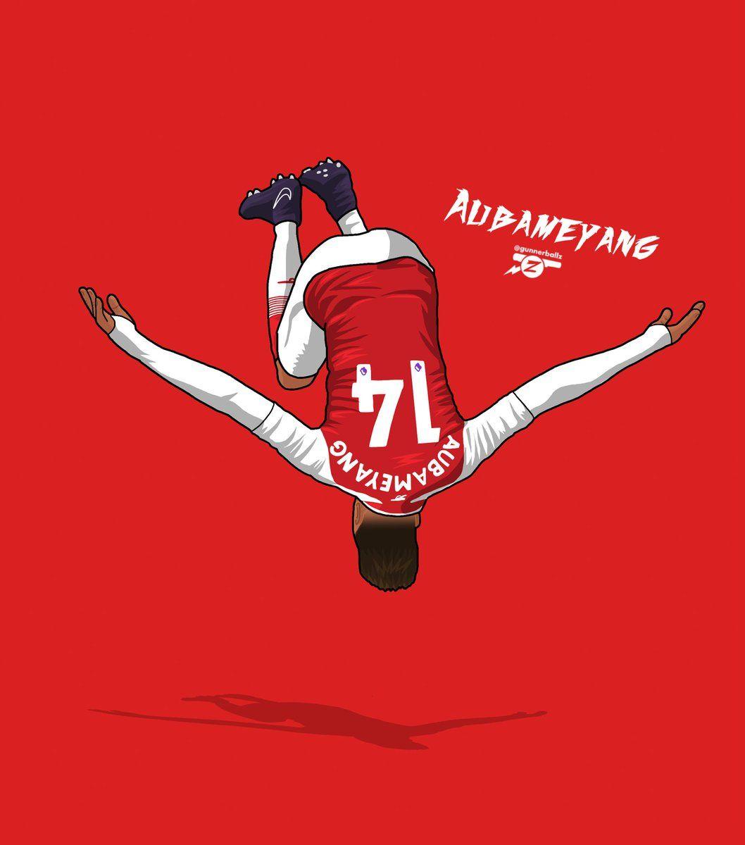 GunnerballZ on Twitter: Flipping good performance from Aubameyang