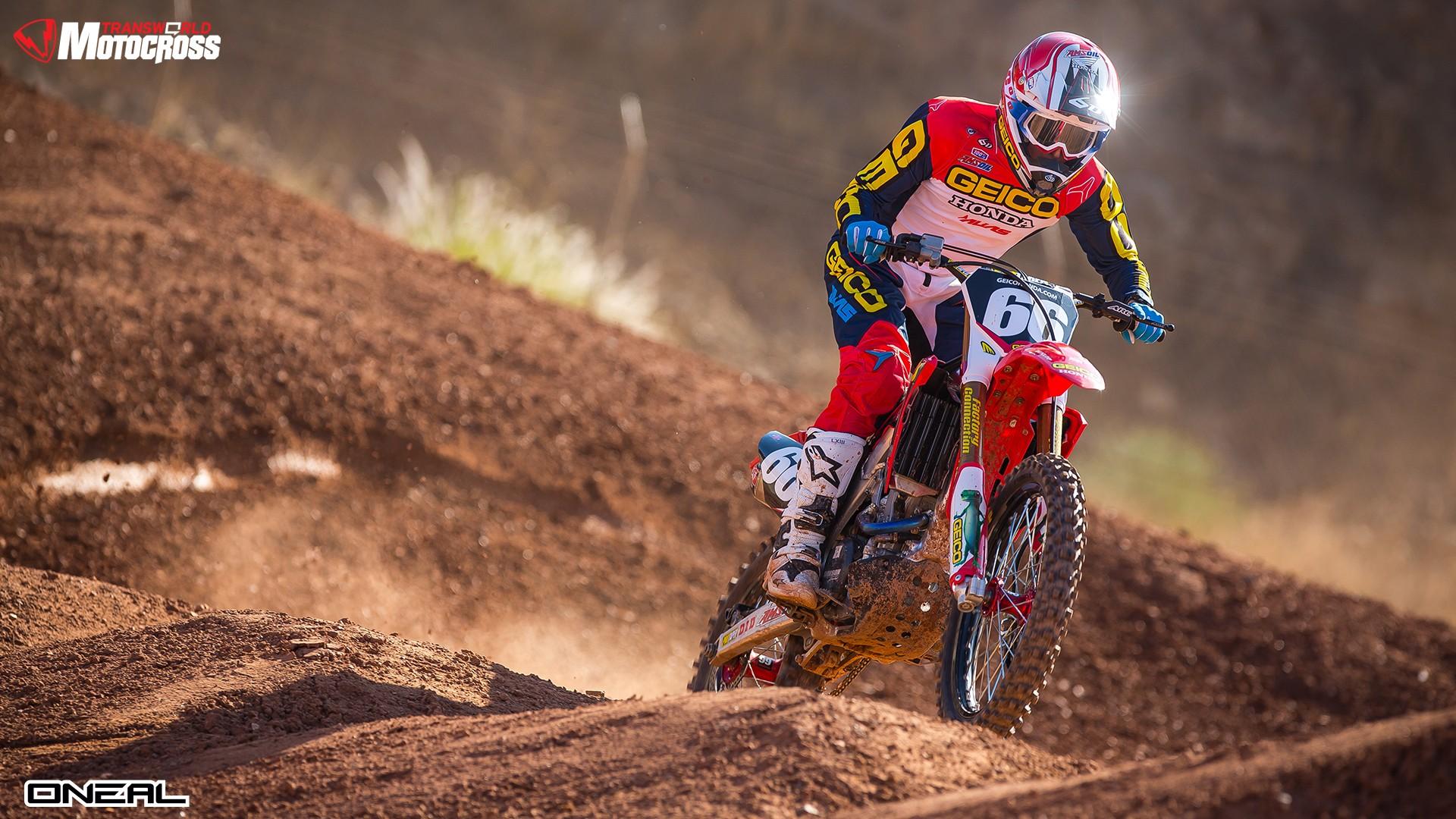 Motocross Sfondi Inspirational the Day Featuring Geico Honda Rider