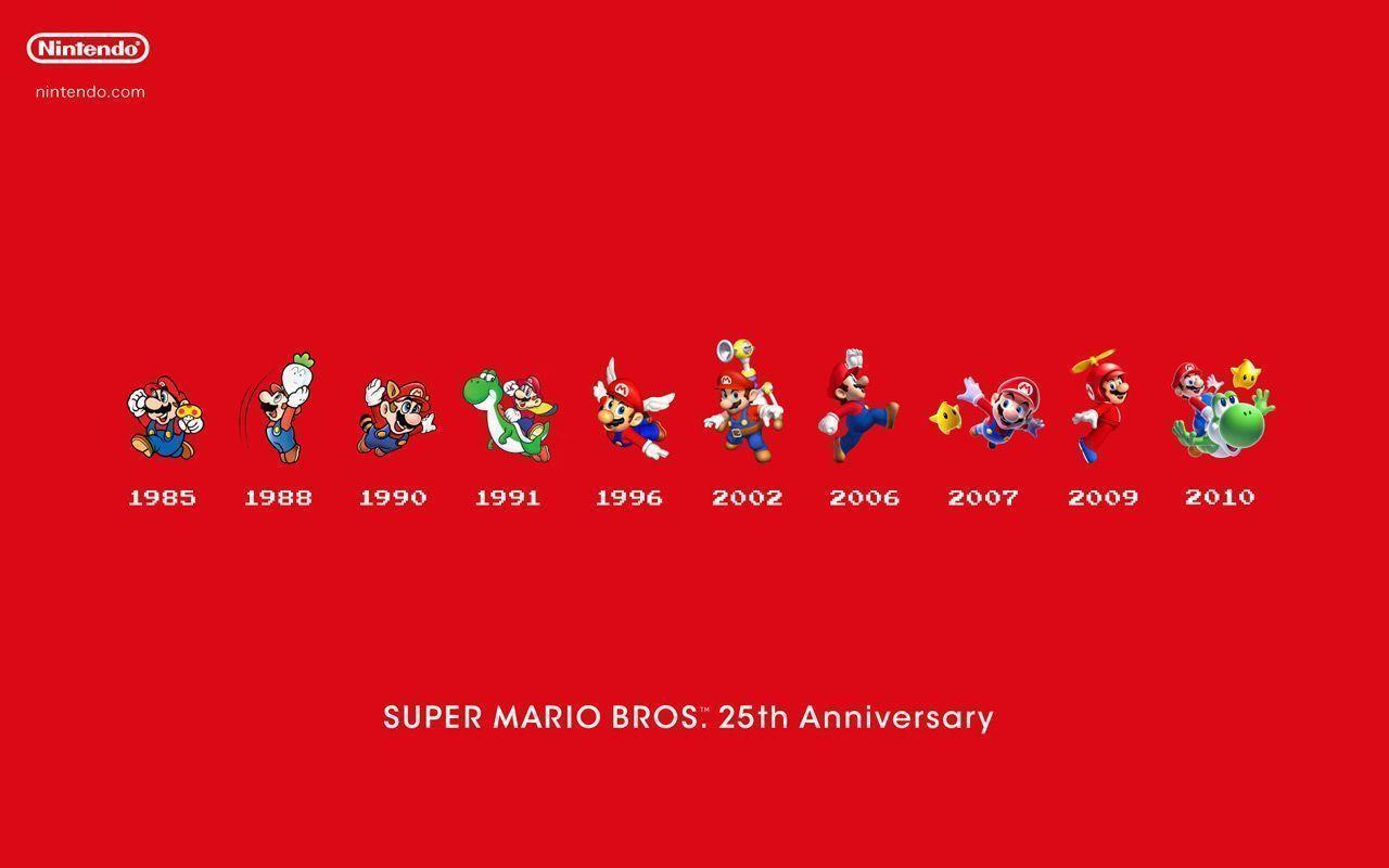 Celebrate Mario : Download Wallpapers