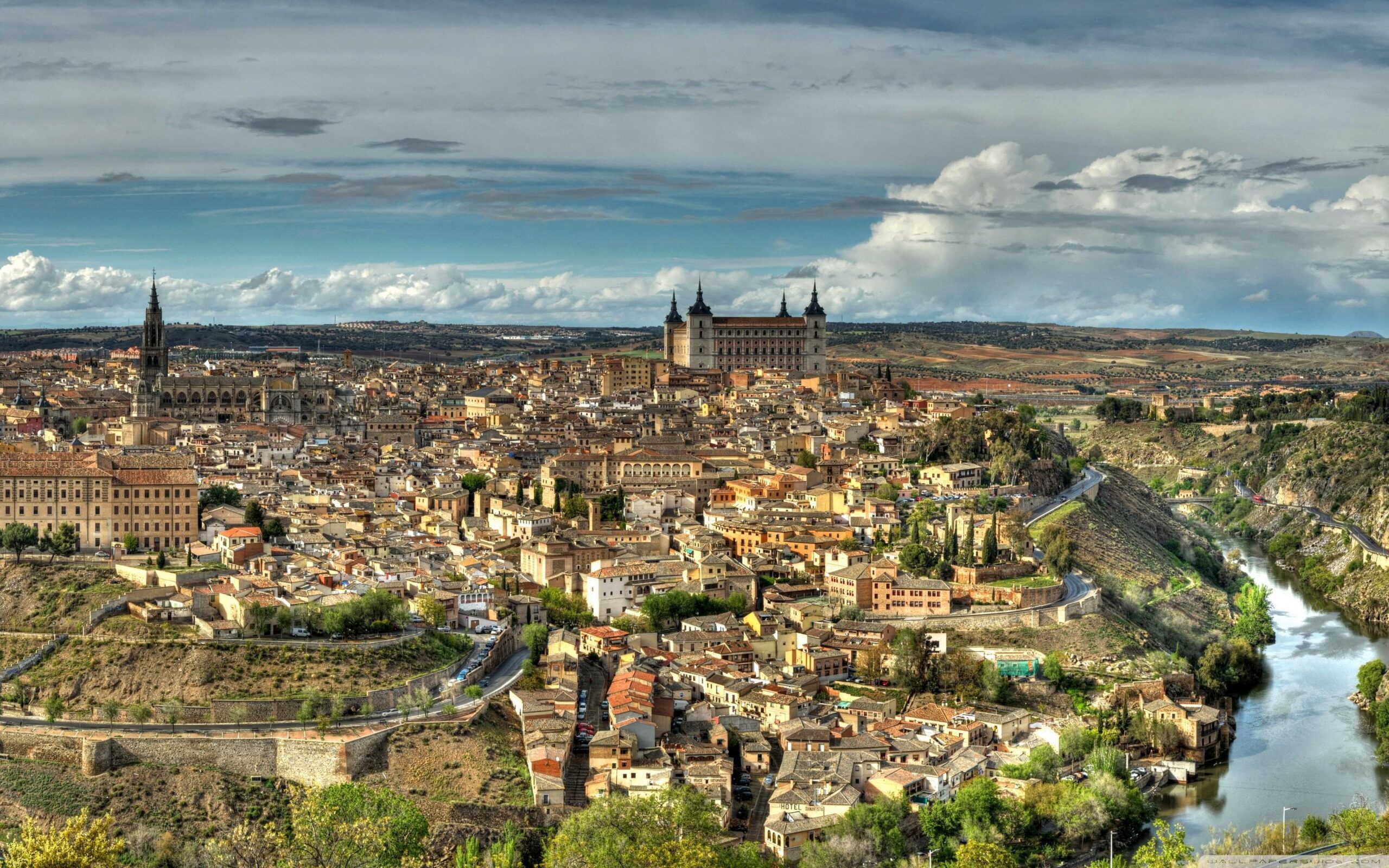 Old city of Toledo, Spain ❤ 4K HD Desktop Wallpapers for • Wide