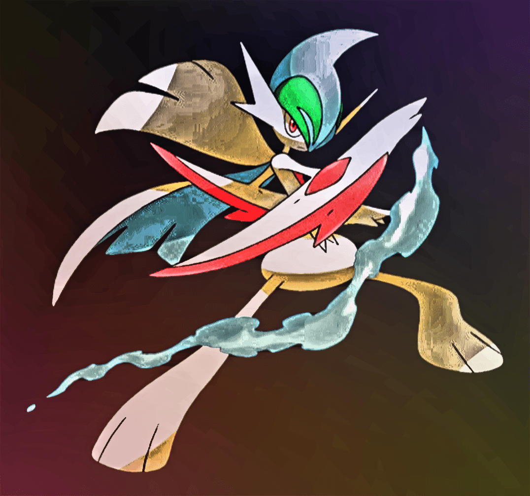 I edited a Gallade picture I found on Google to fit a phones