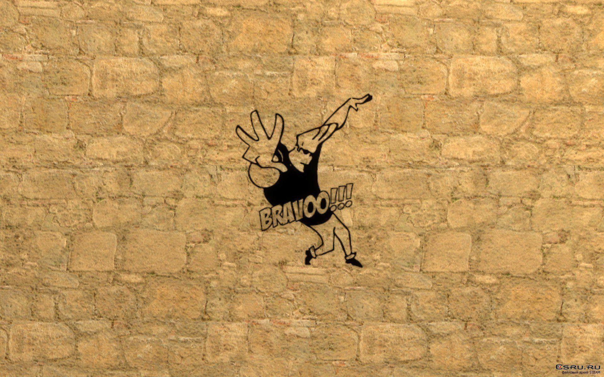 Johnny Bravo on the wall wallpapers