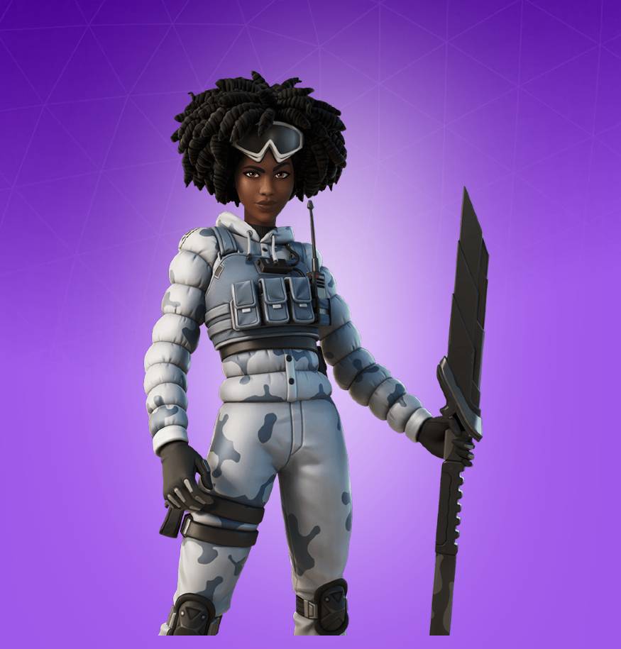 Fortnite Snow Stealth Slone Skin